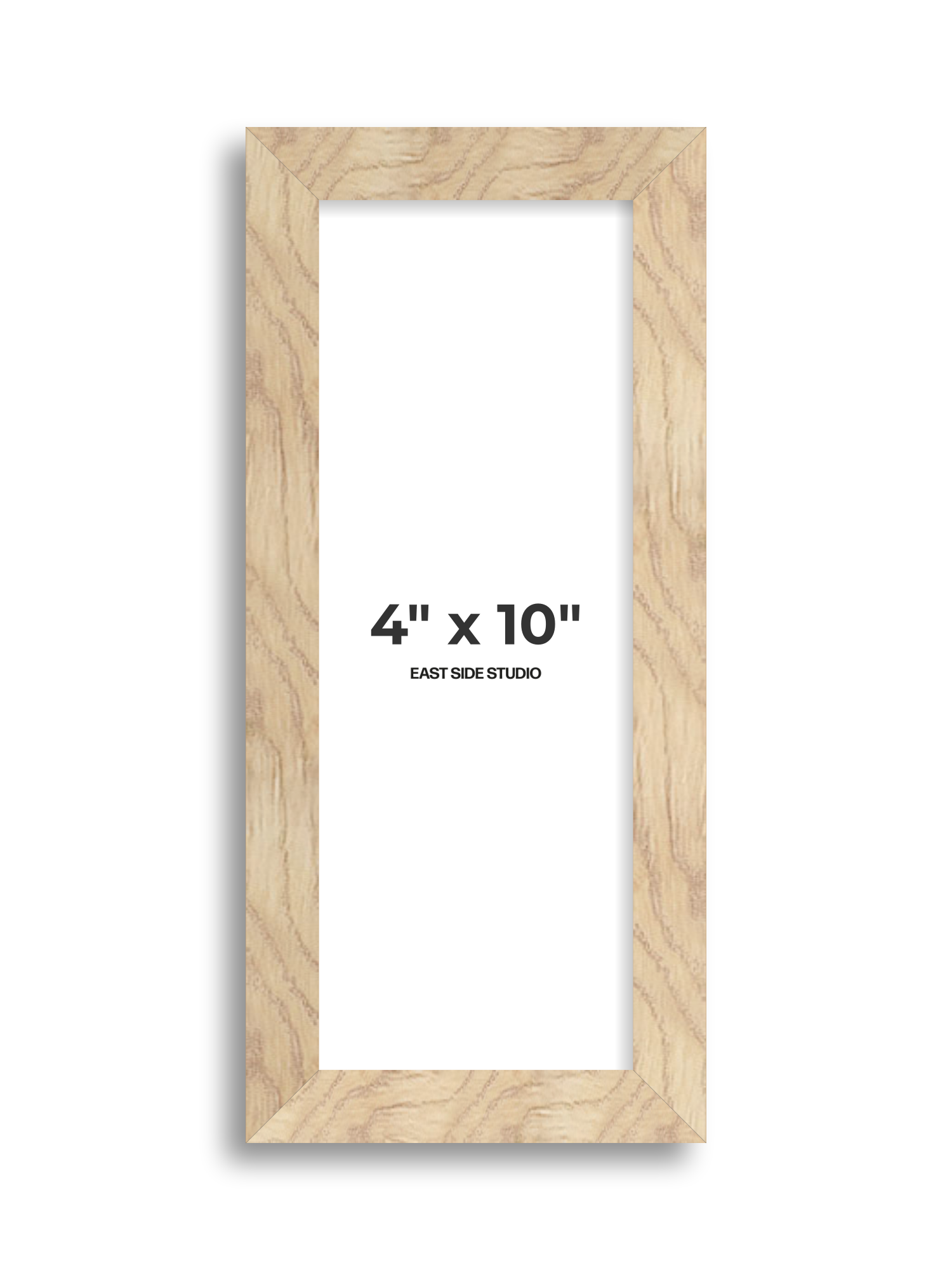 Oak Foil 4" x 10" picture frame
