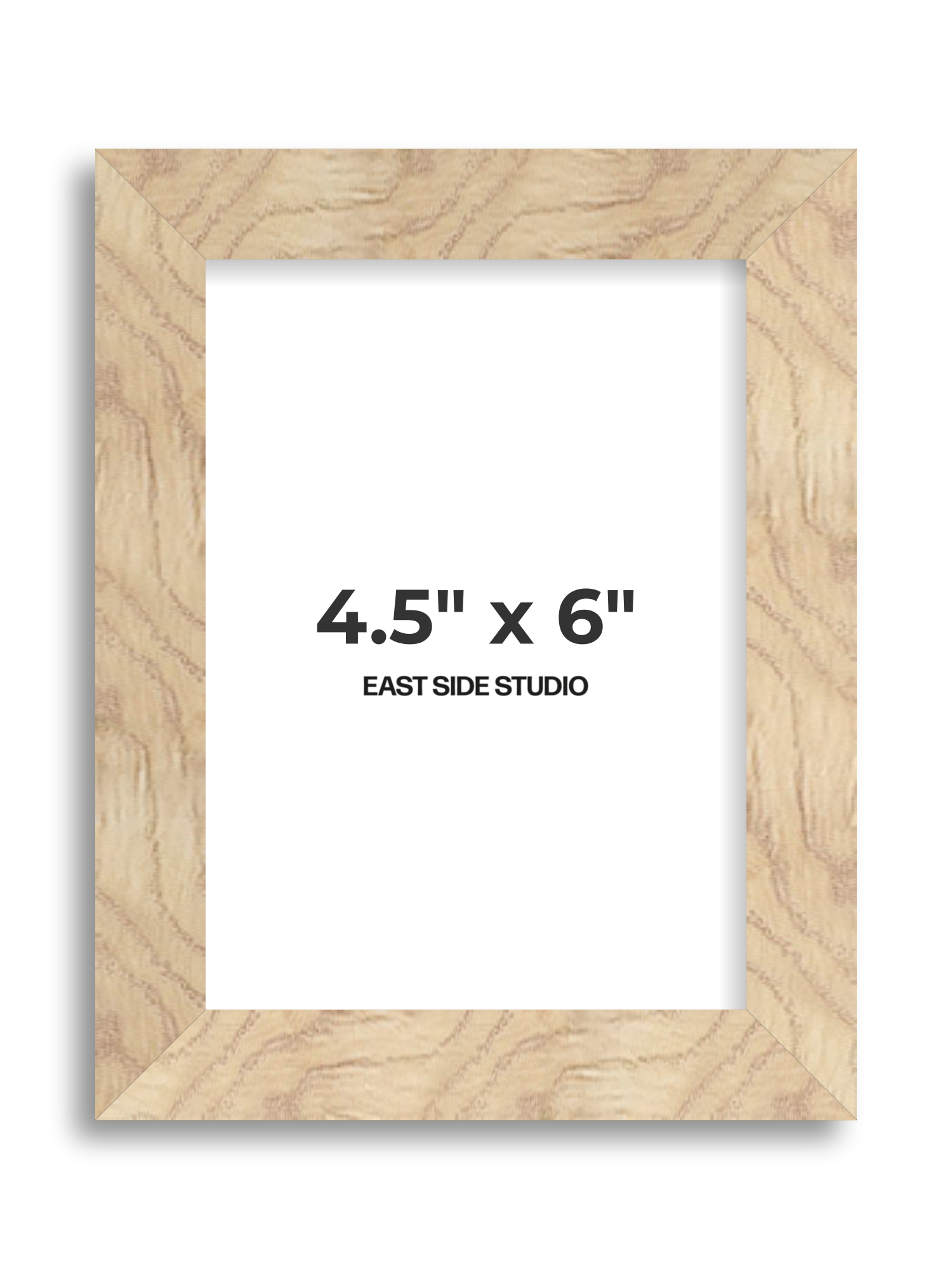 Oak Foil 4.5" x 6" picture frame