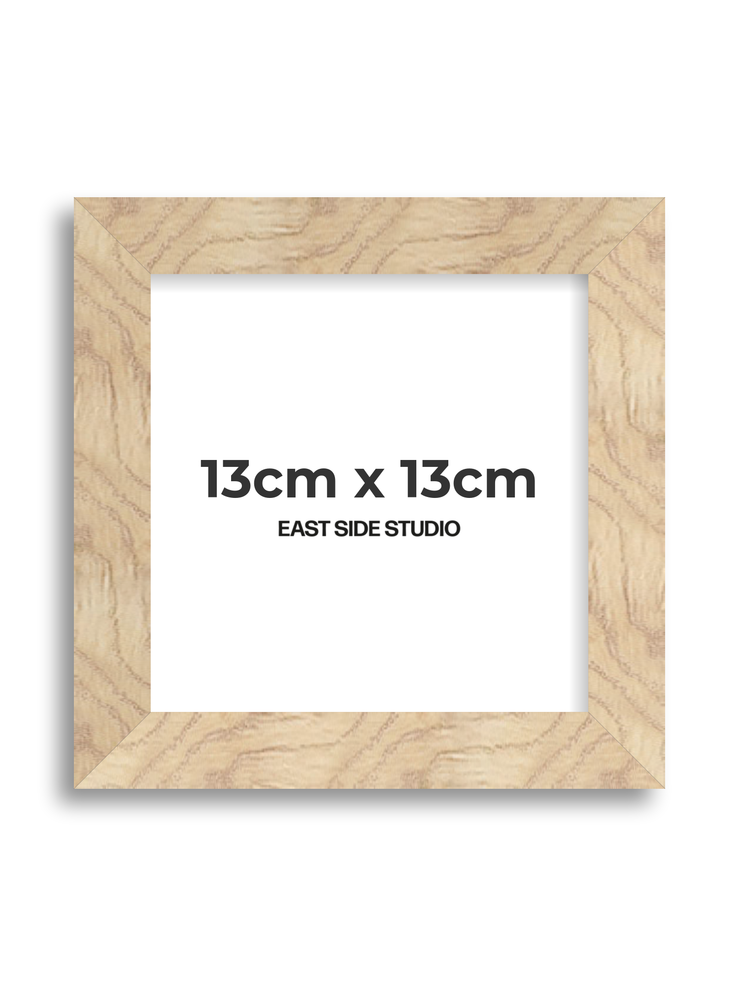 Oak Foil 13cm x 13cm picture frame