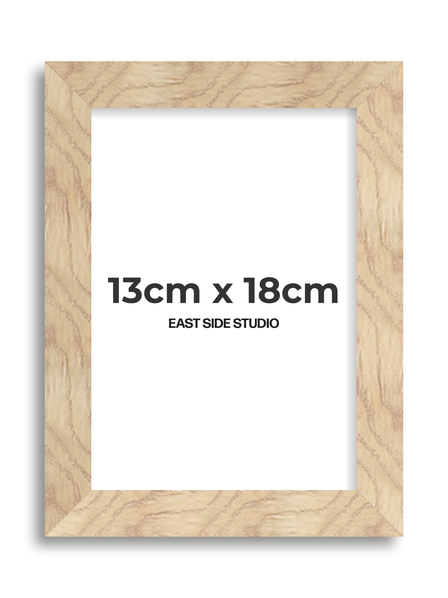 Oak Foil 13cm x 18cm picture frame
