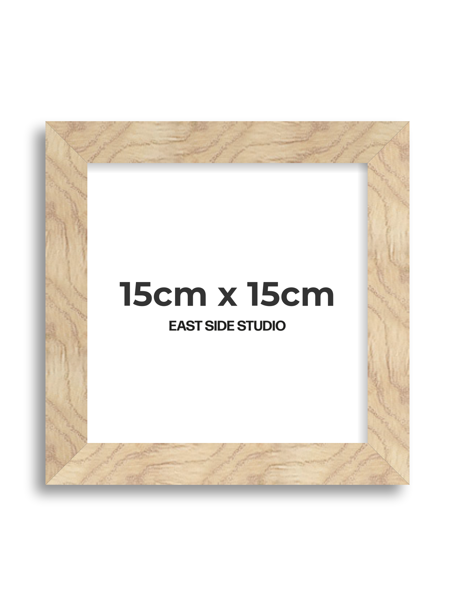 Oak Foil 15cm x 15cm picture frame