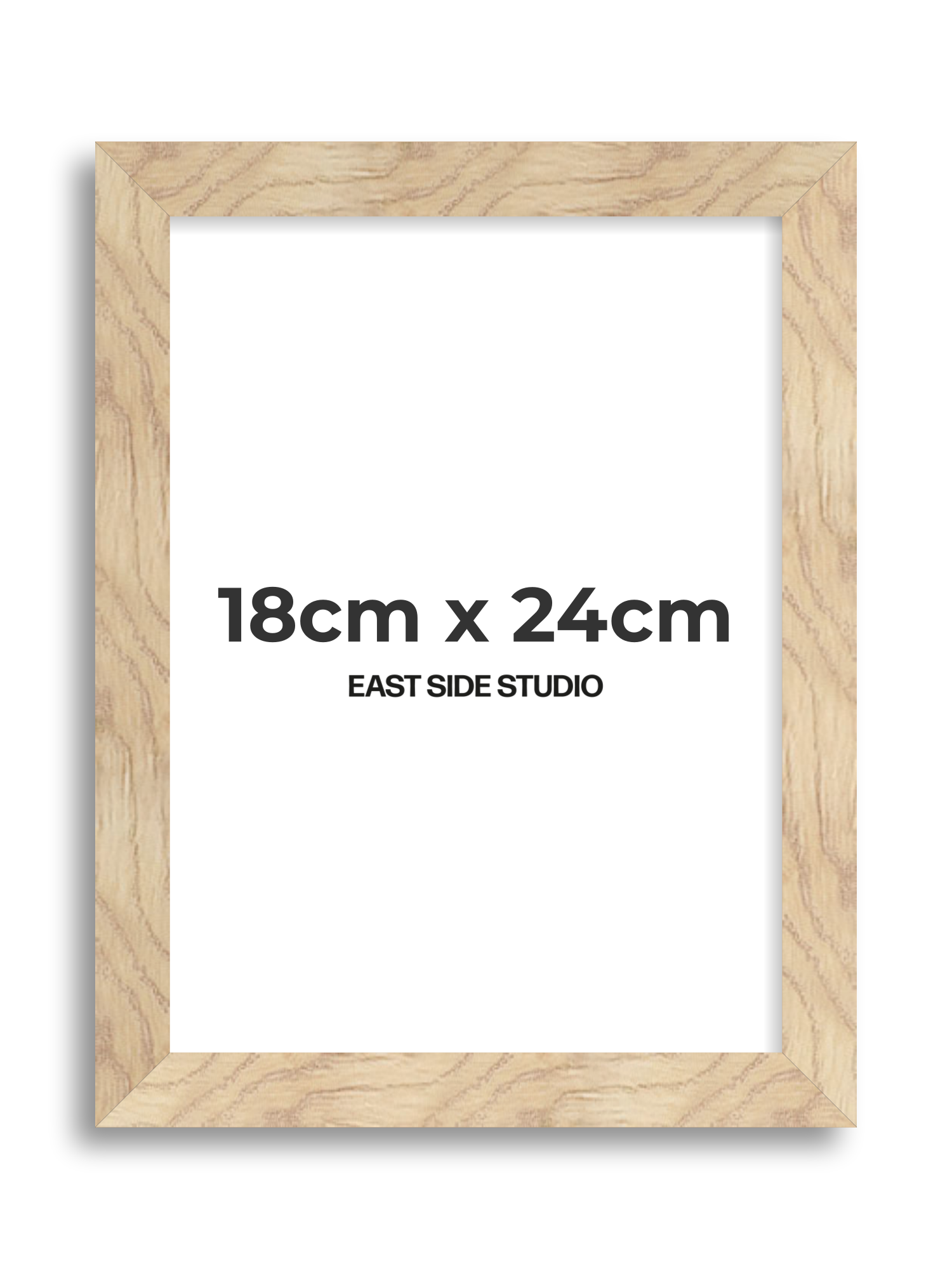 Oak Foil 18cm x 24cm picture frame