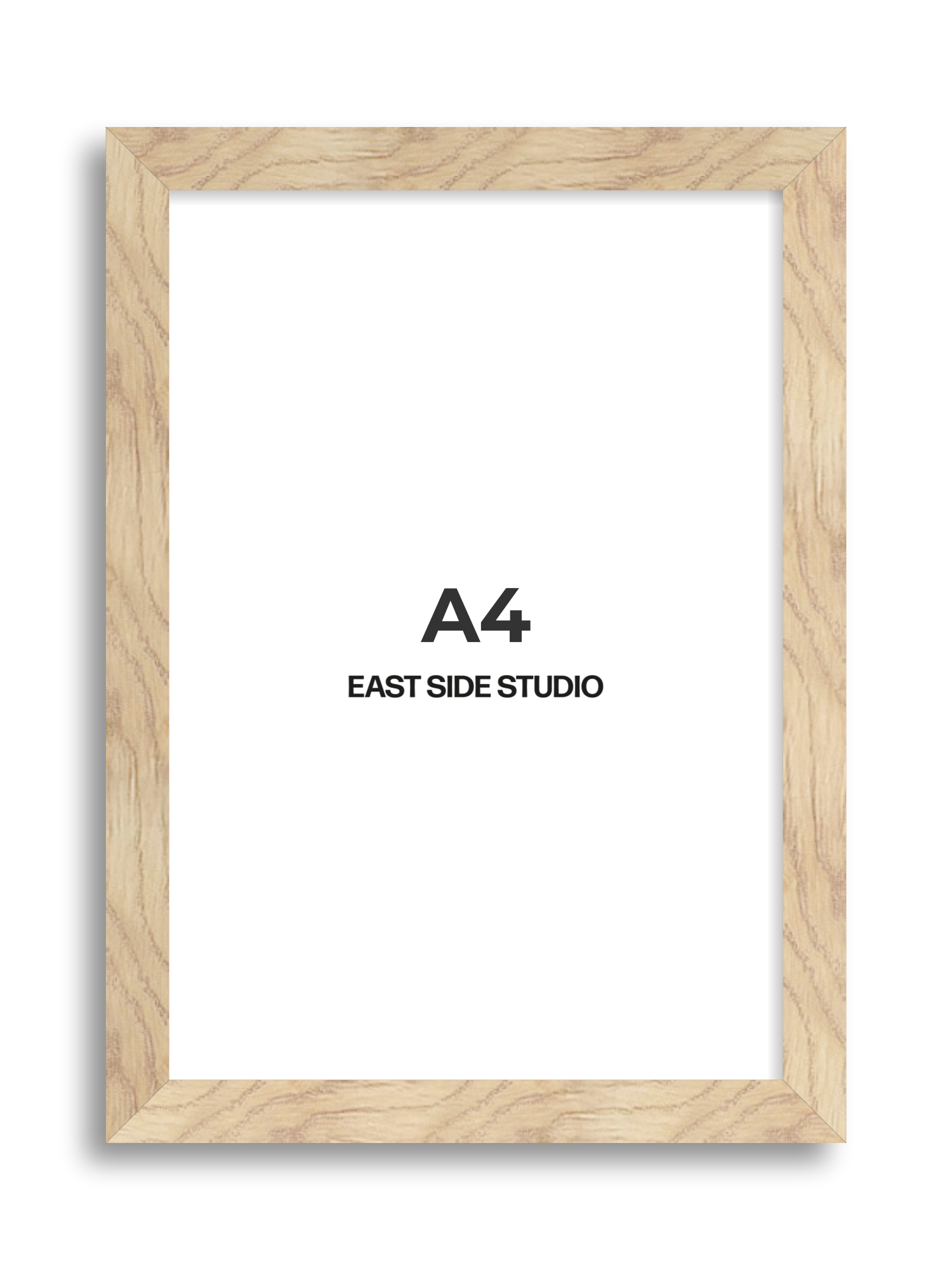 Oak Foil A4 picture frame