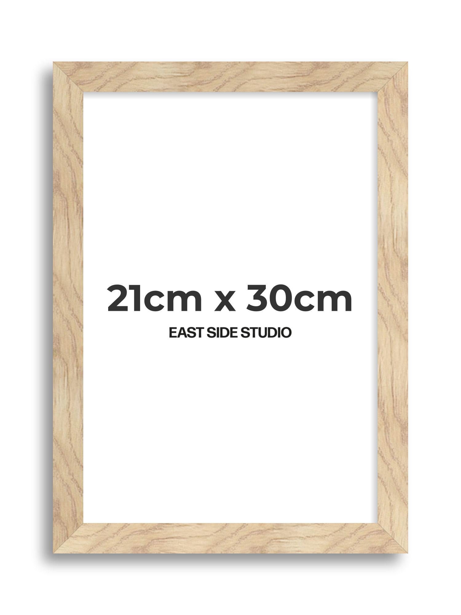 Oak Foil 21cm x 30cm picture frame