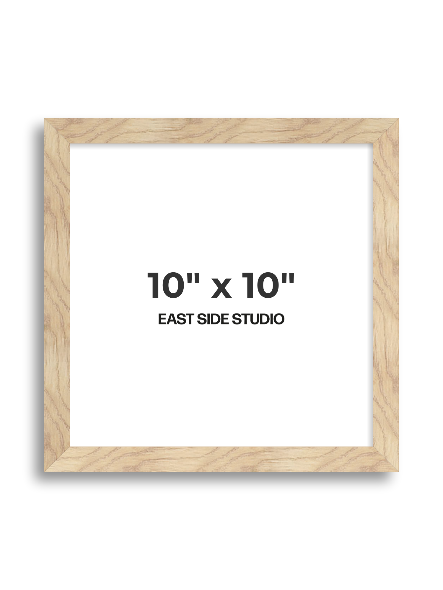 Oak Foil 10" x 10" picture frame