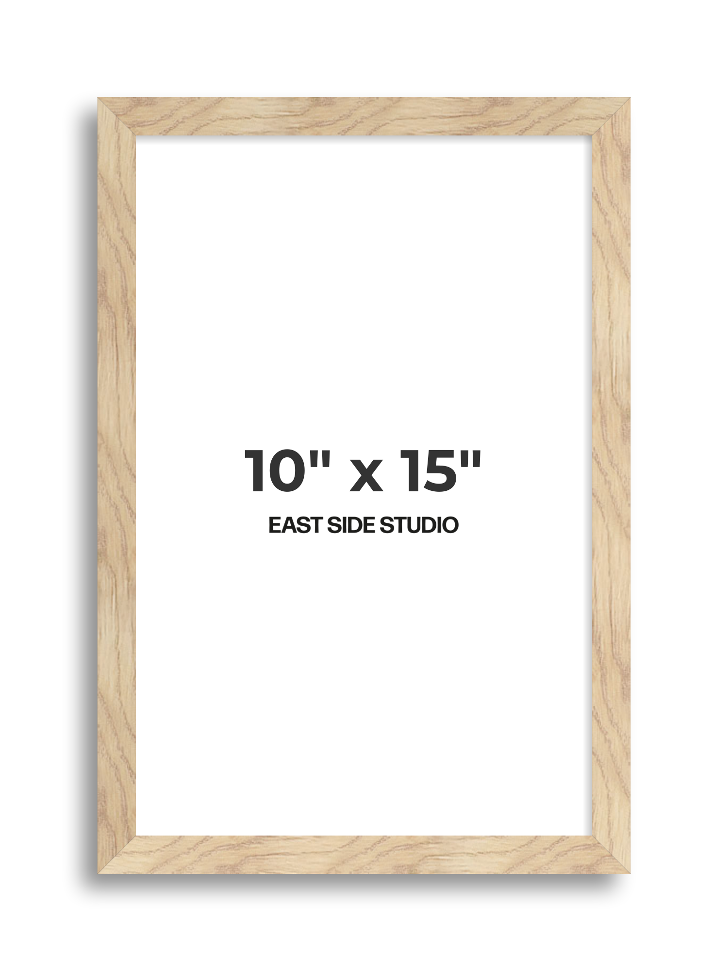 Oak Foil 10" x 15" picture frame