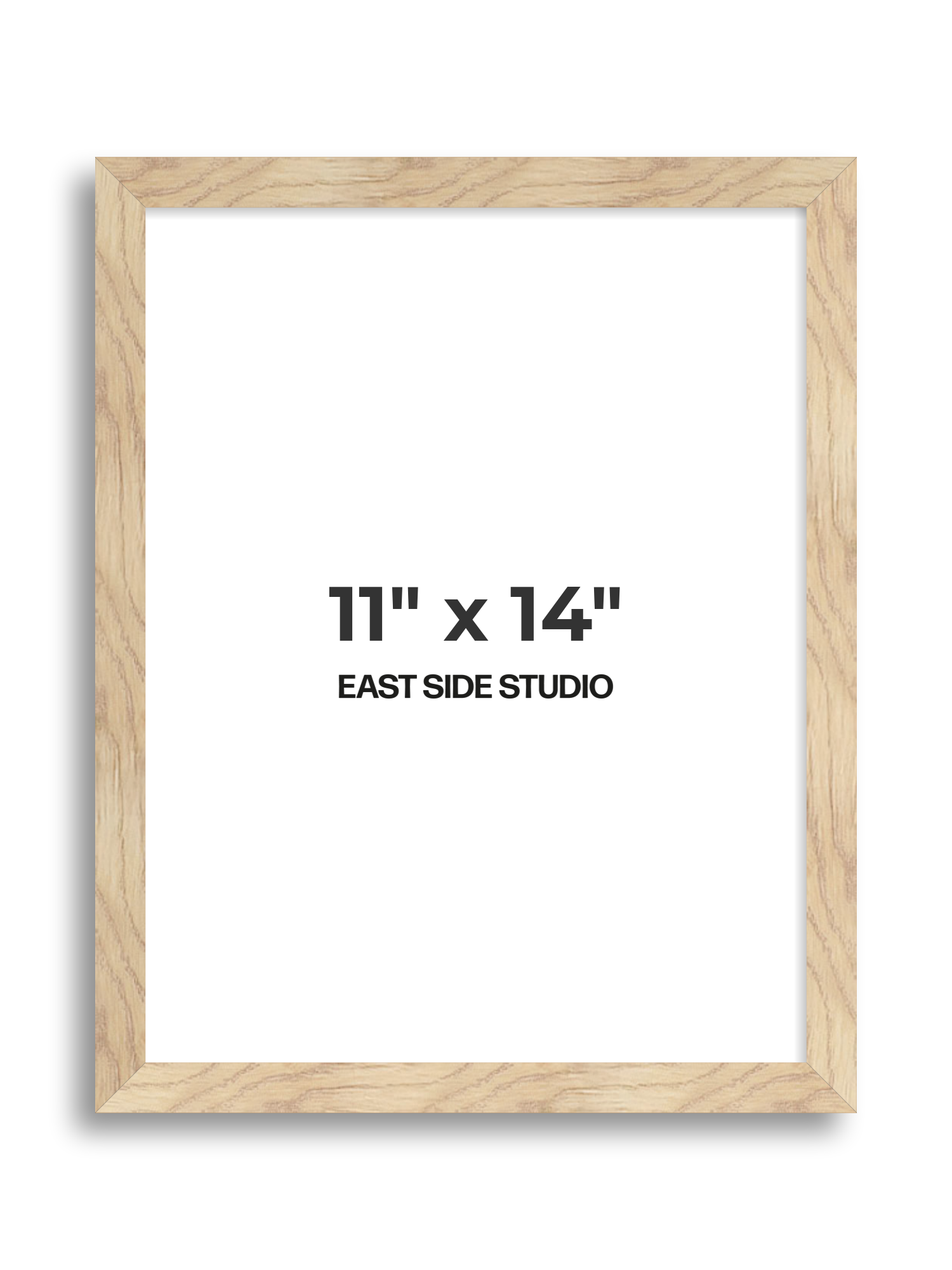 Oak Foil 11" x 14" picture frame