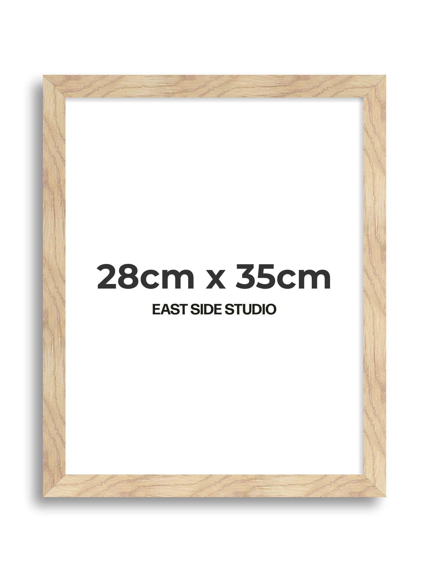 Oak Foil 28cm x 35cm picture frame