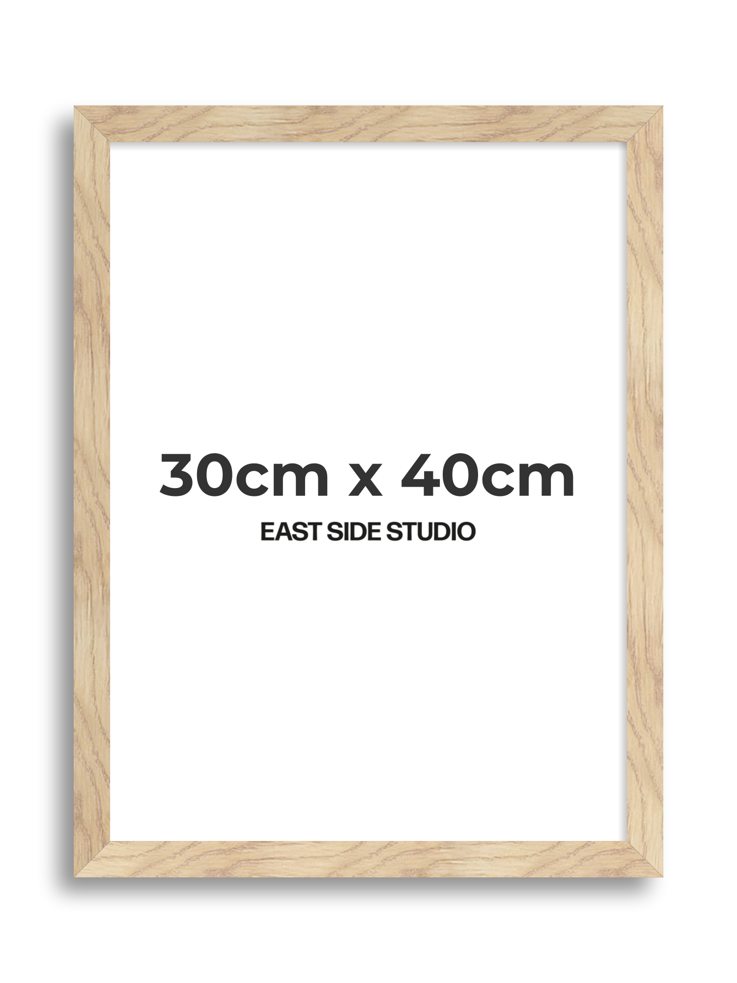 Oak Foil 30cm x 40cm picture frame