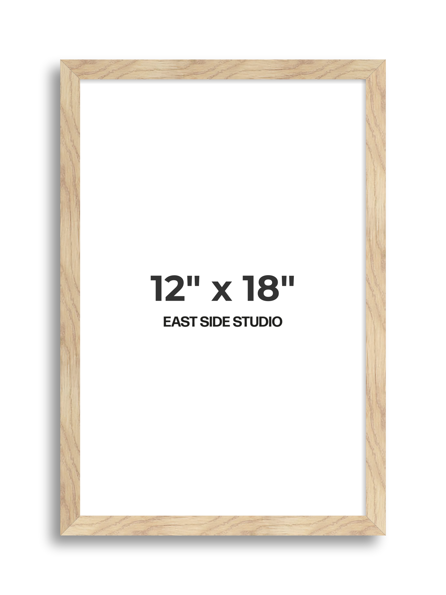 Oak Foil 12" x 18" picture frame
