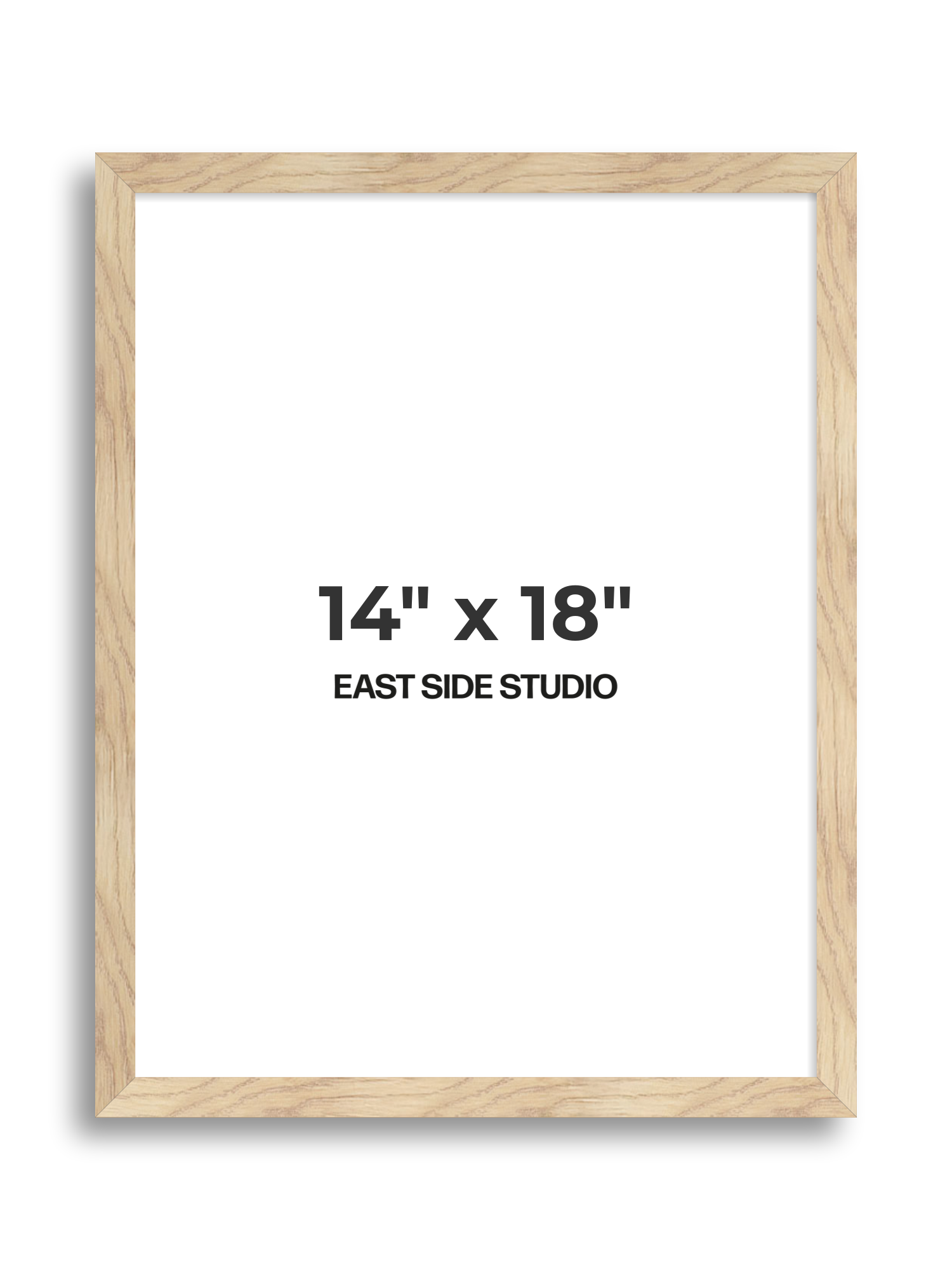 Oak Foil 14" x 18" picture frame
