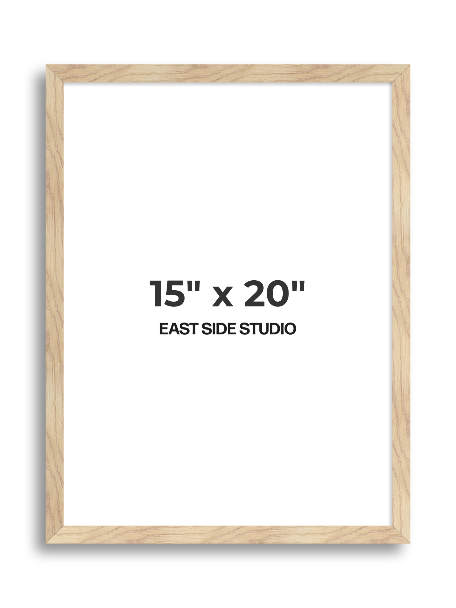Oak Foil 15" x 20" picture frame