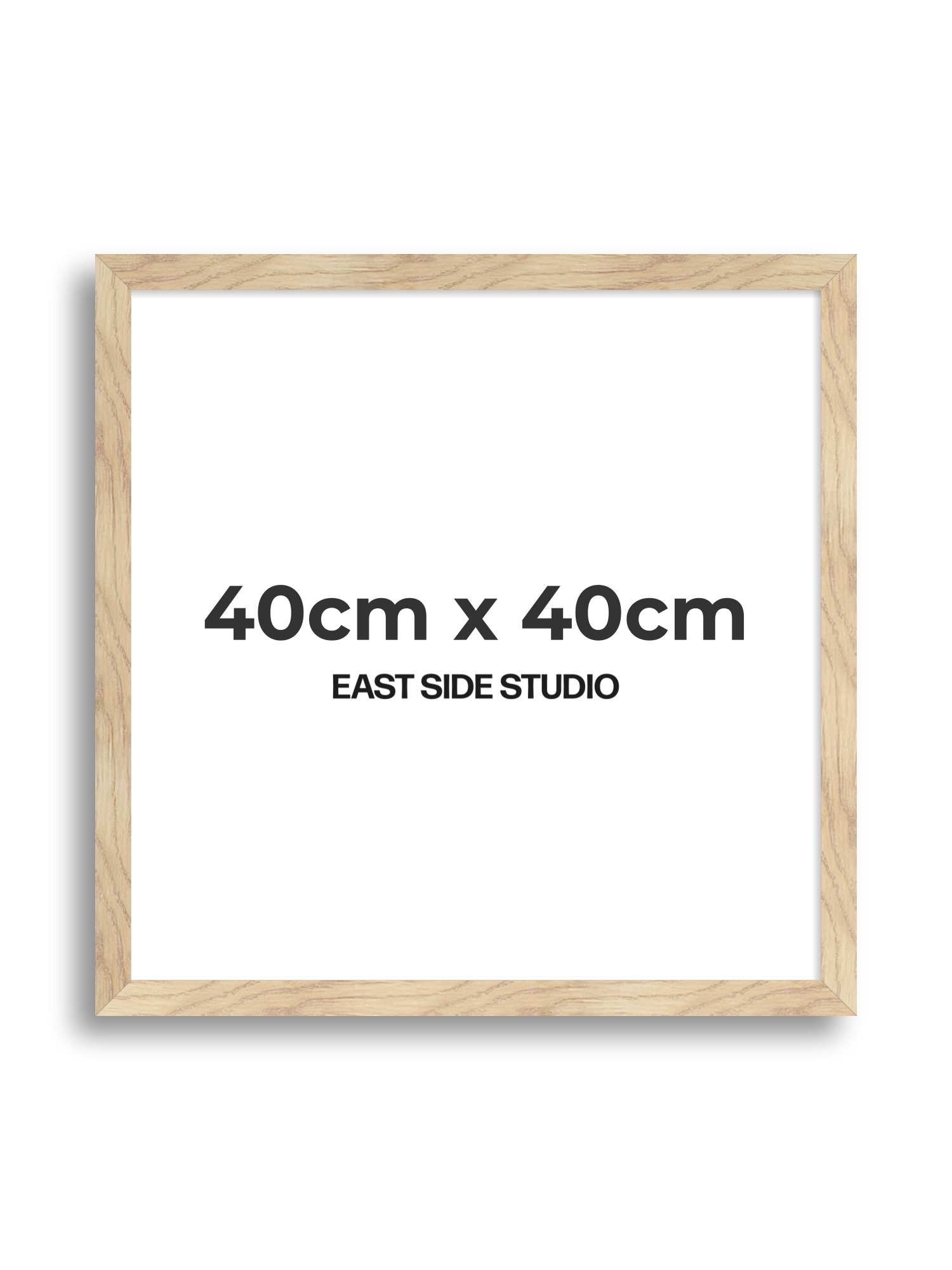 Oak Foil 40cm x 40cm picture frame