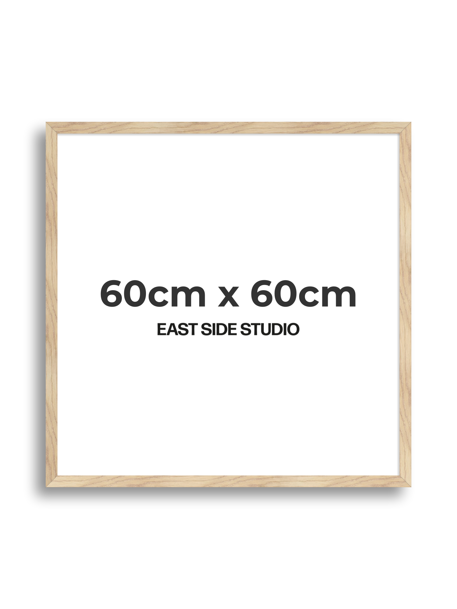Oak Foil 60cm x 60cm picture frame