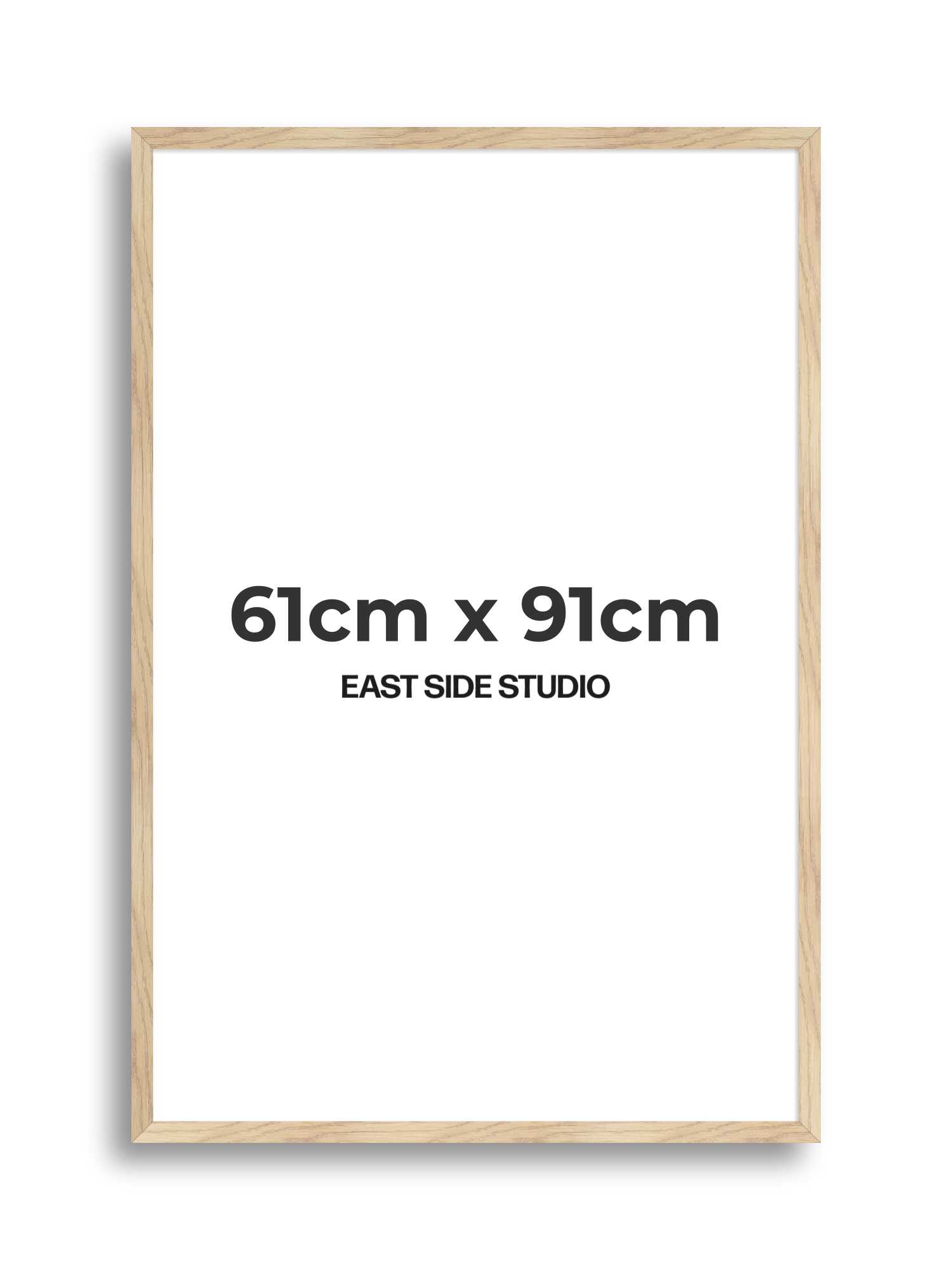 Oak Foil 61cm x 91cm picture frame
