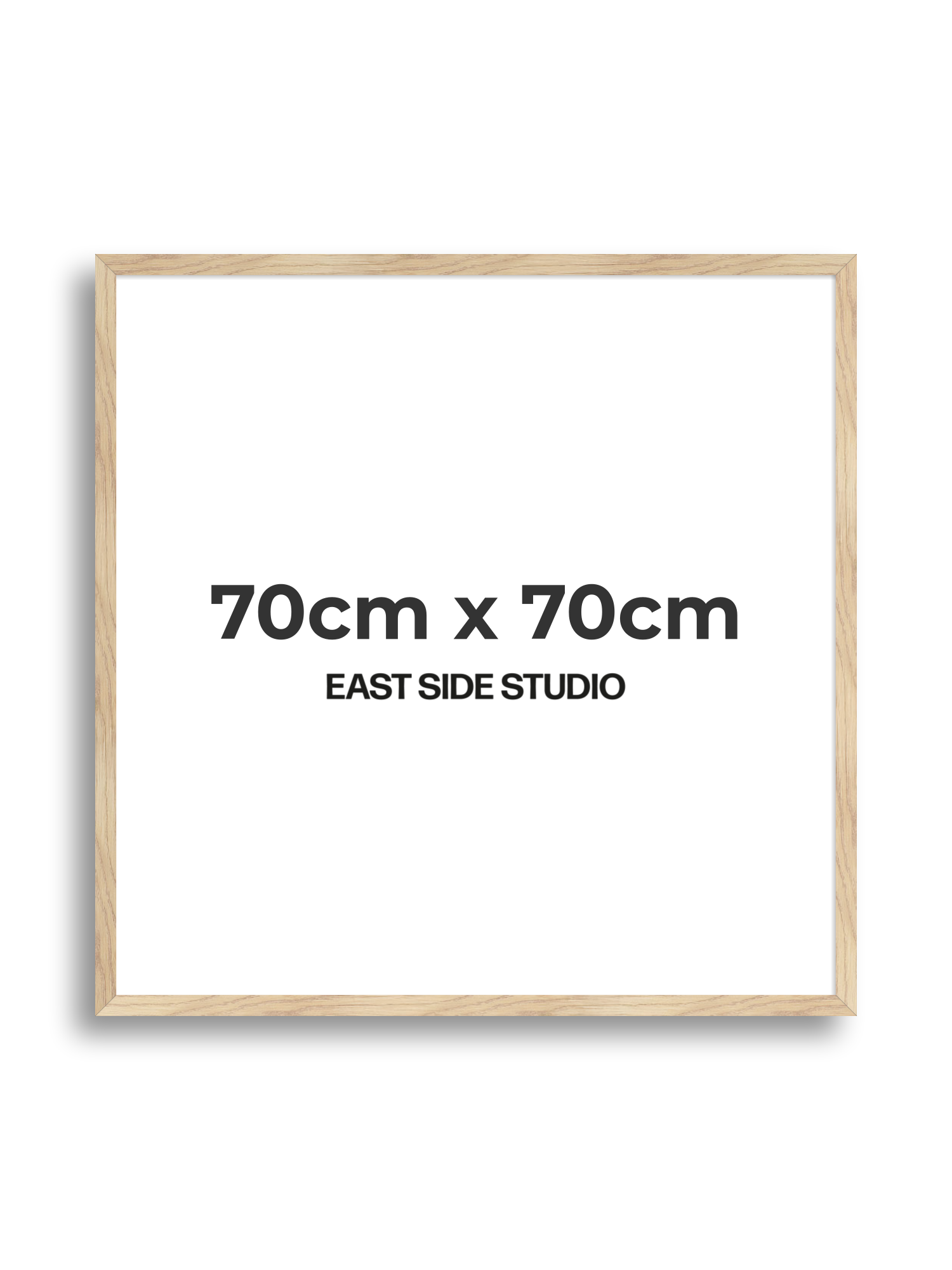 Oak Foil 70cm x 70cm picture frame