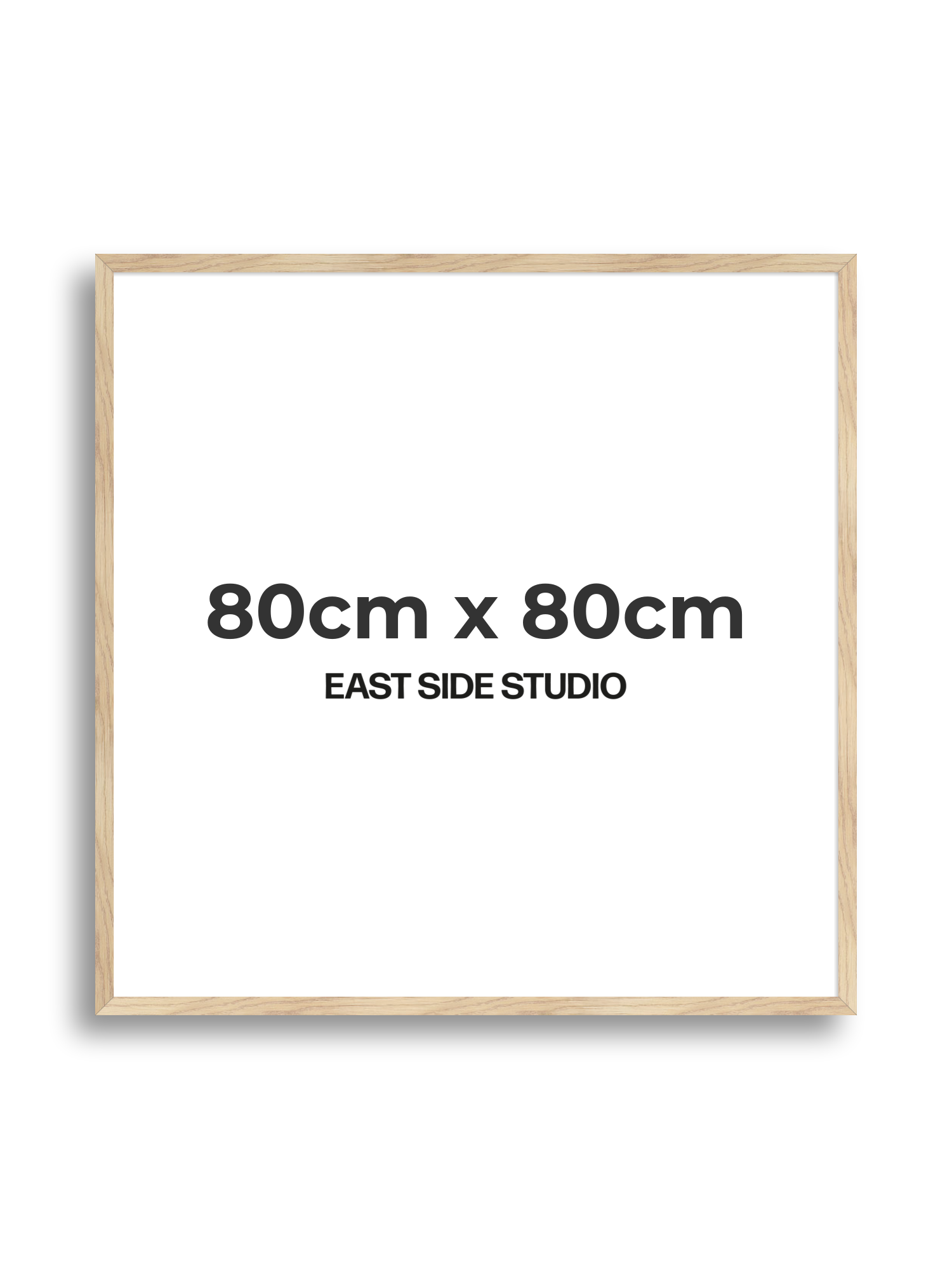Oak Foil 80cm x 80cm picture frame