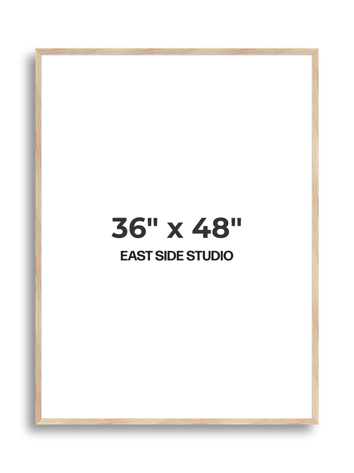 Oak Foil 36" x 48" picture frame