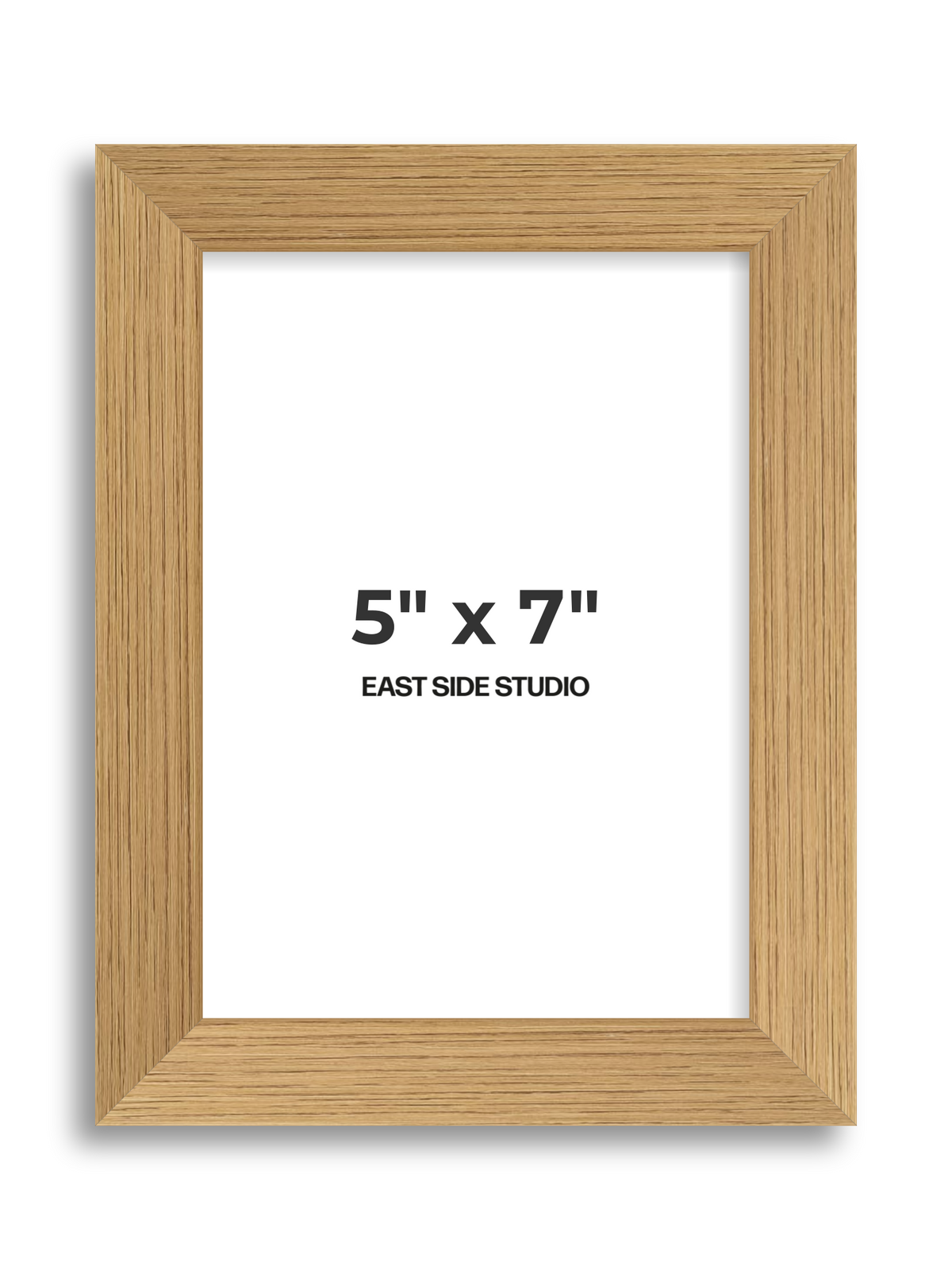 Oak Foil 5" x 7" picture frame