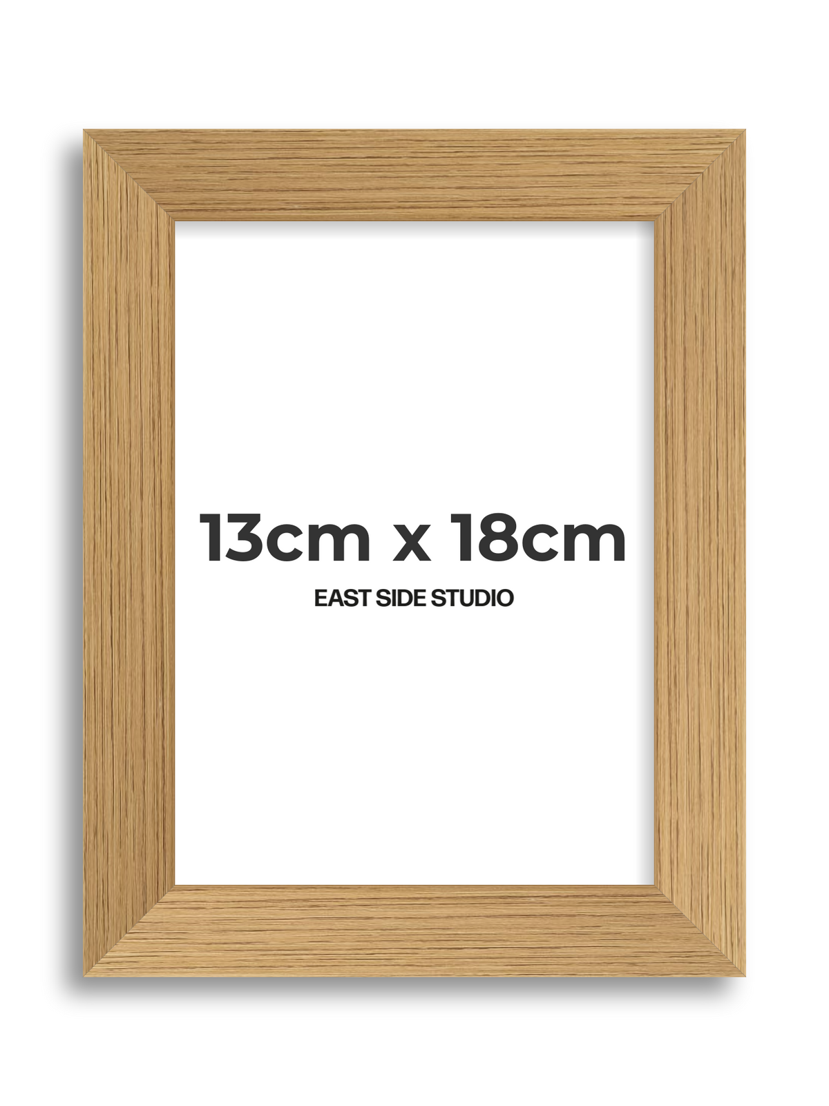 Oak Foil 13cm x 18cm picture frame