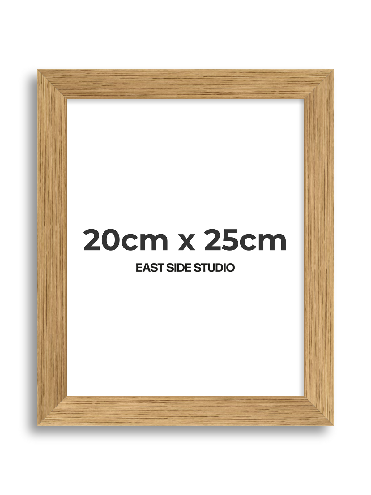 Oak Foil 20cm x 25cm picture frame