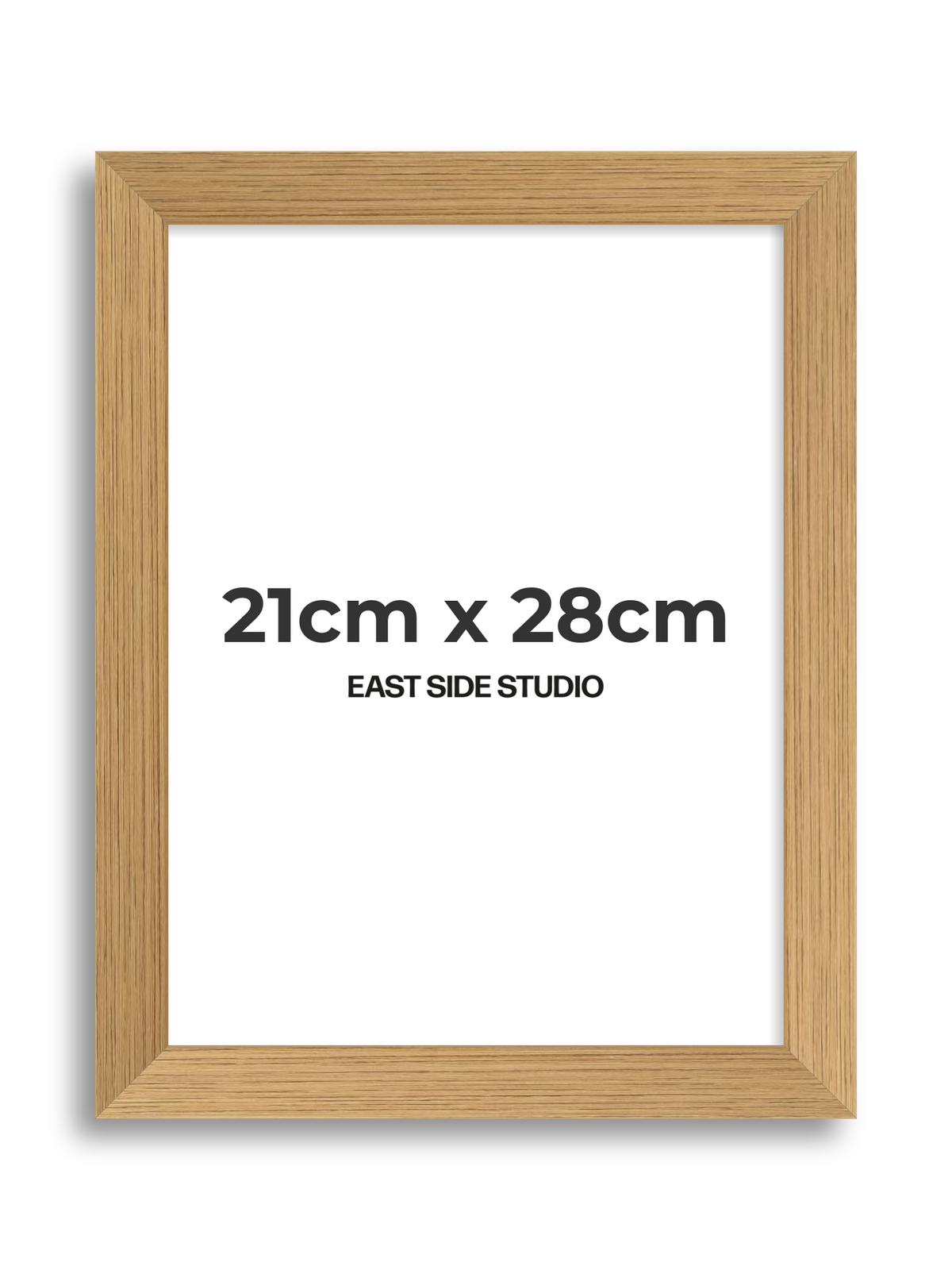 Oak Foil 21cm x 28cm picture frame