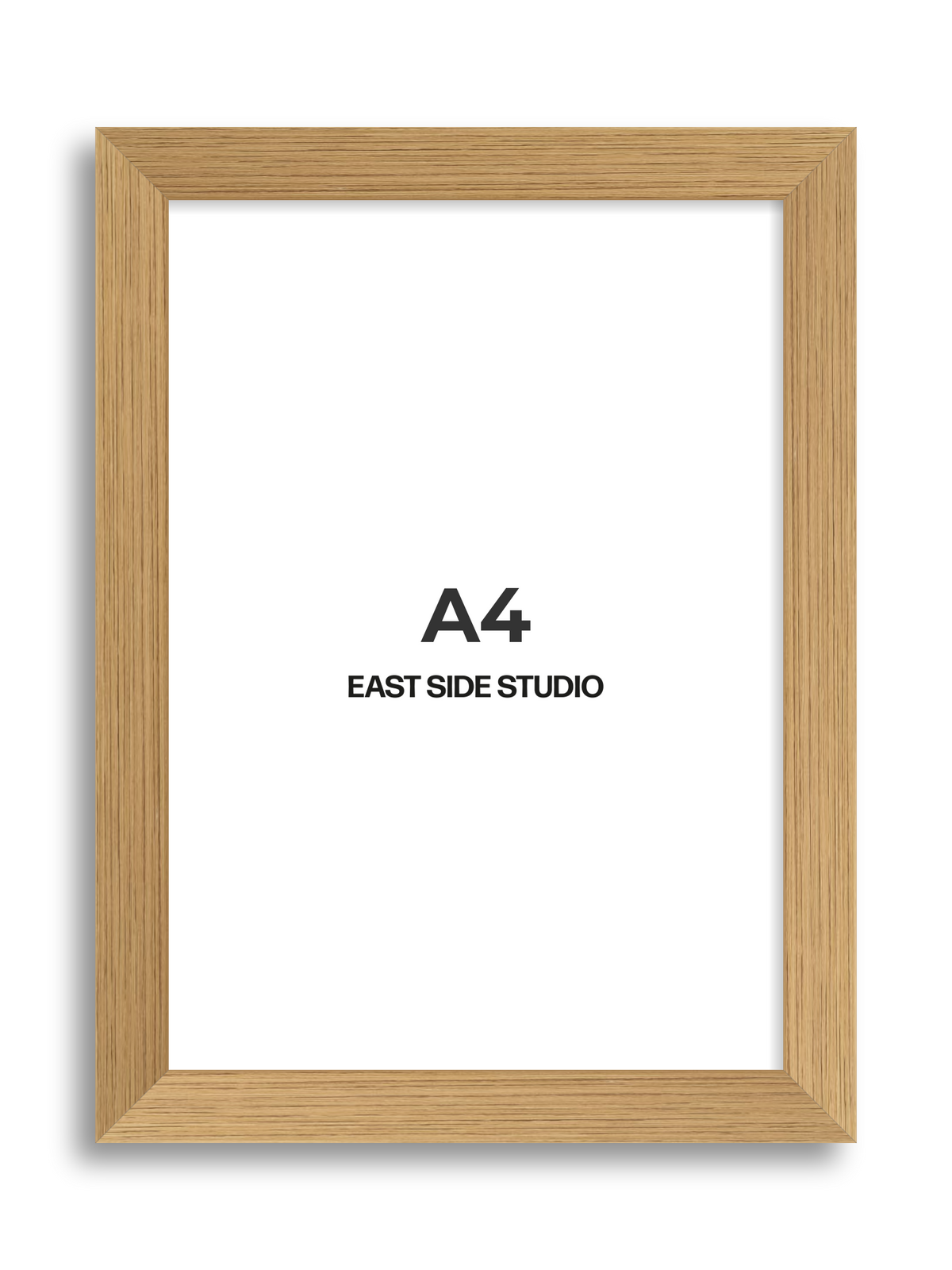 Oak Foil A4 picture frame