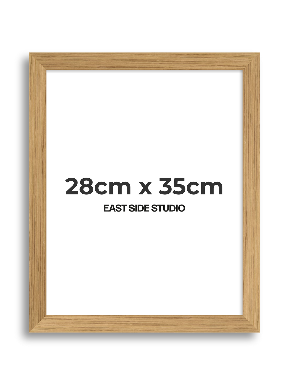 Oak Foil 28cm x 35cm picture frame