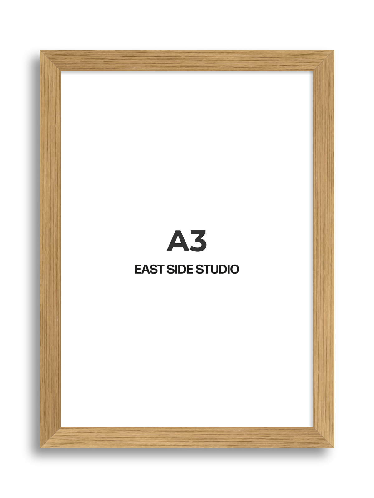 Oak Foil A3 picture frame