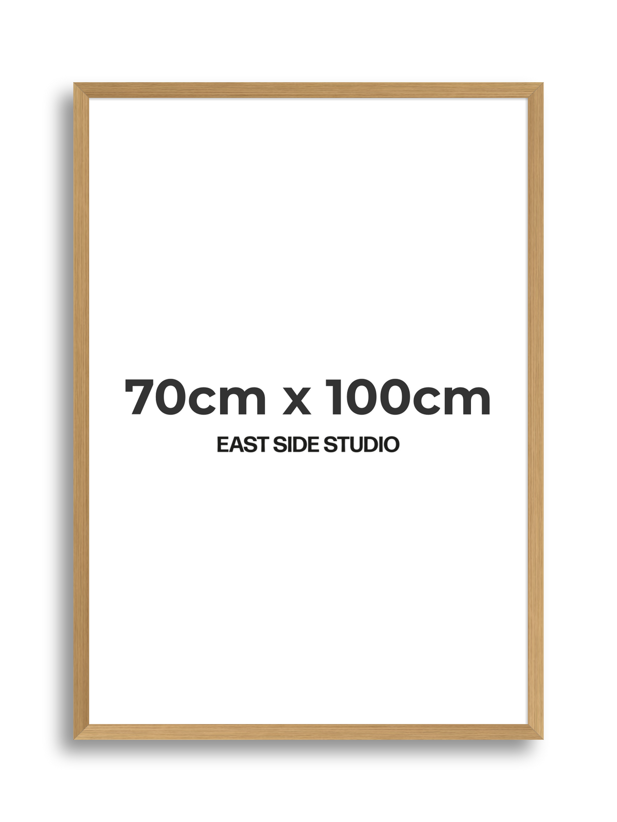 Oak Foil 70cm x 100cm picture frame