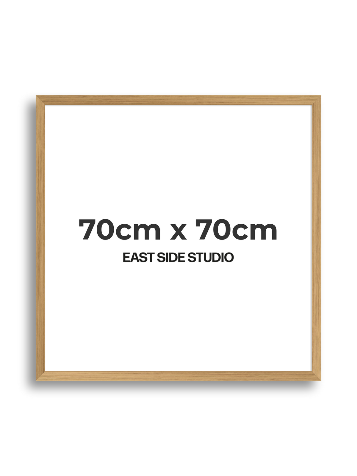 Oak Foil 70cm x 70cm picture frame