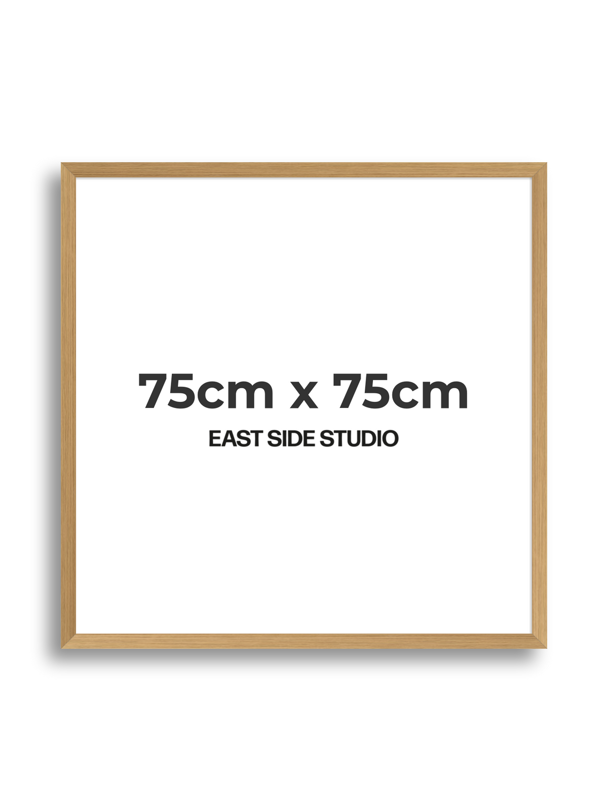 Oak Foil 75cm x 75cm picture frame