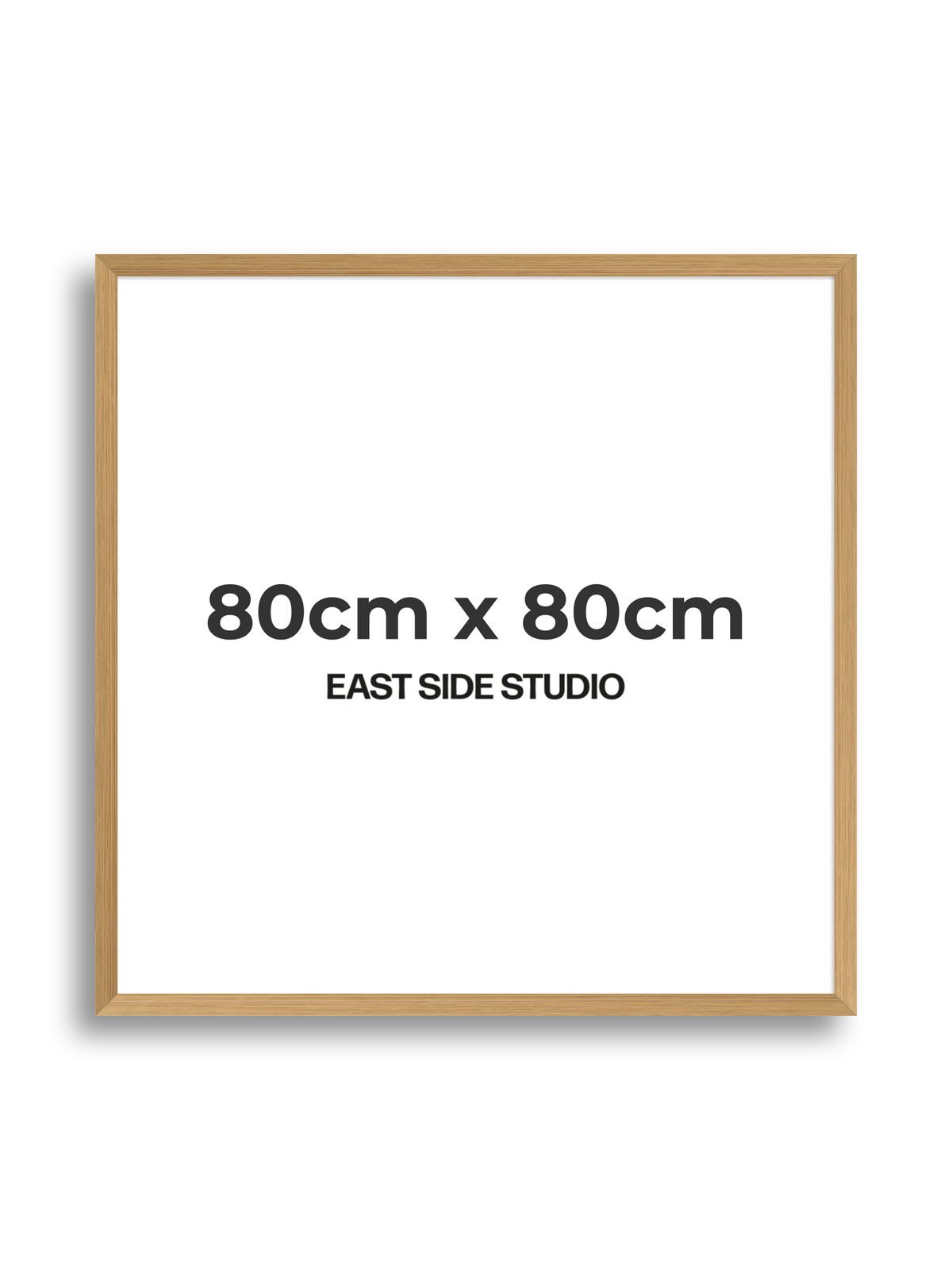 Oak Foil 80cm x 80cm picture frame