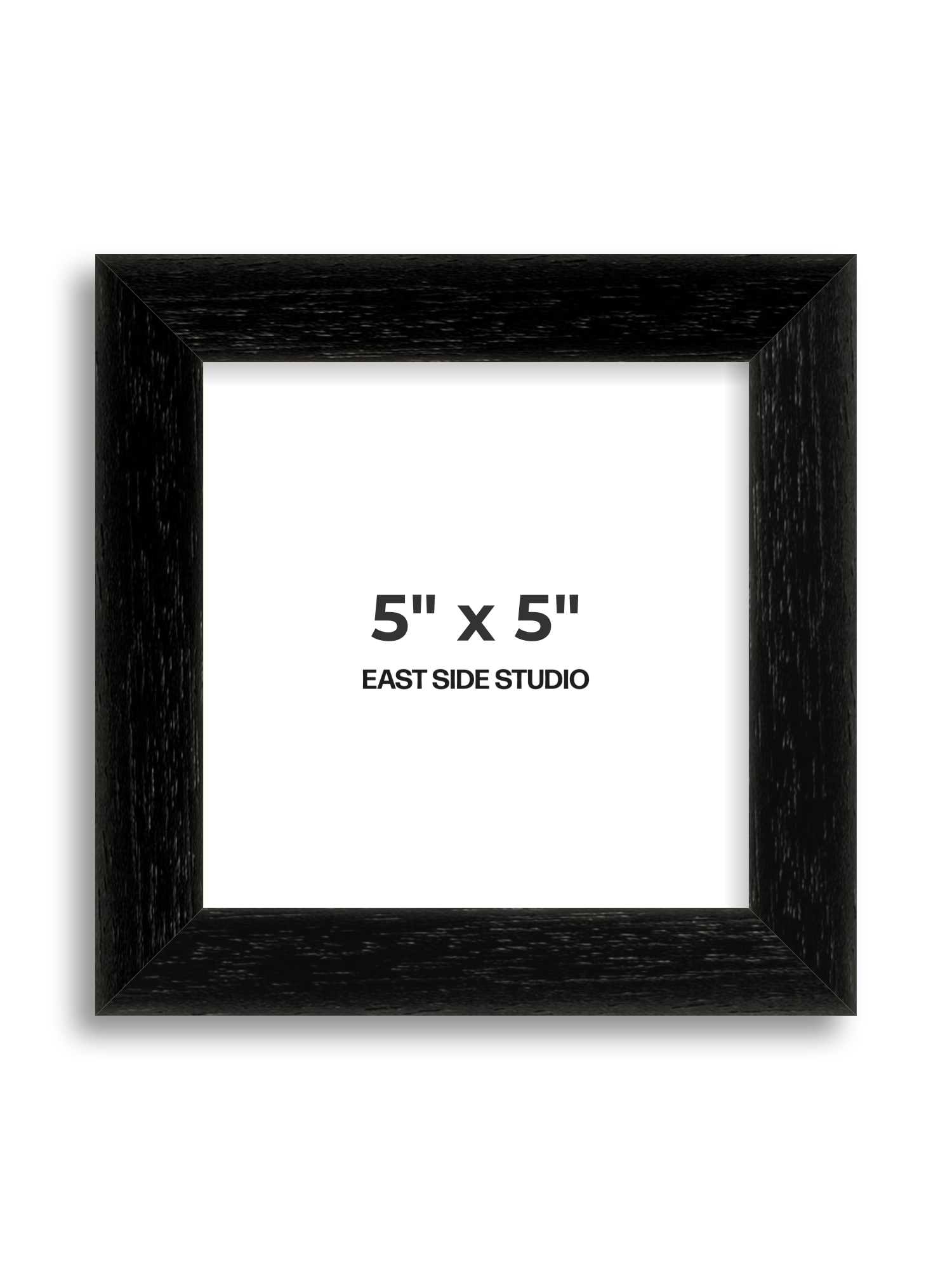 Black Grain 5" x 5" picture frame