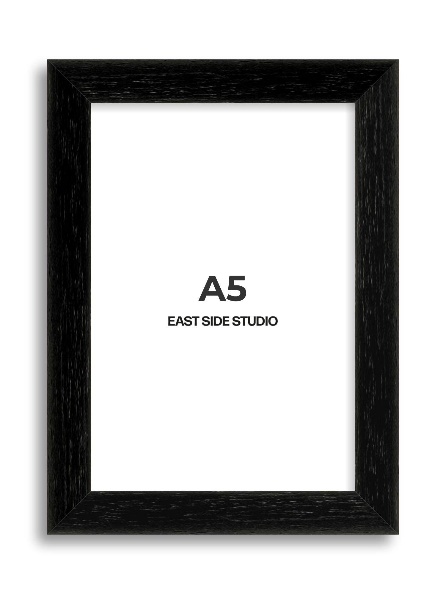 Black Grain A5 picture frame