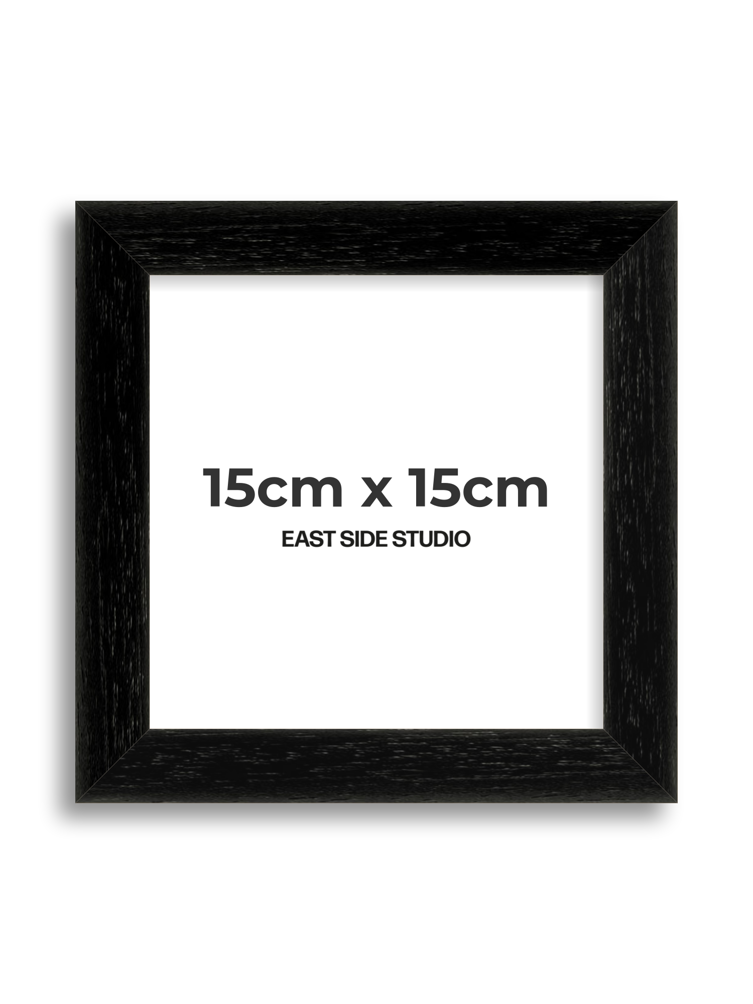 Black Grain 15cm x 15cm picture frame