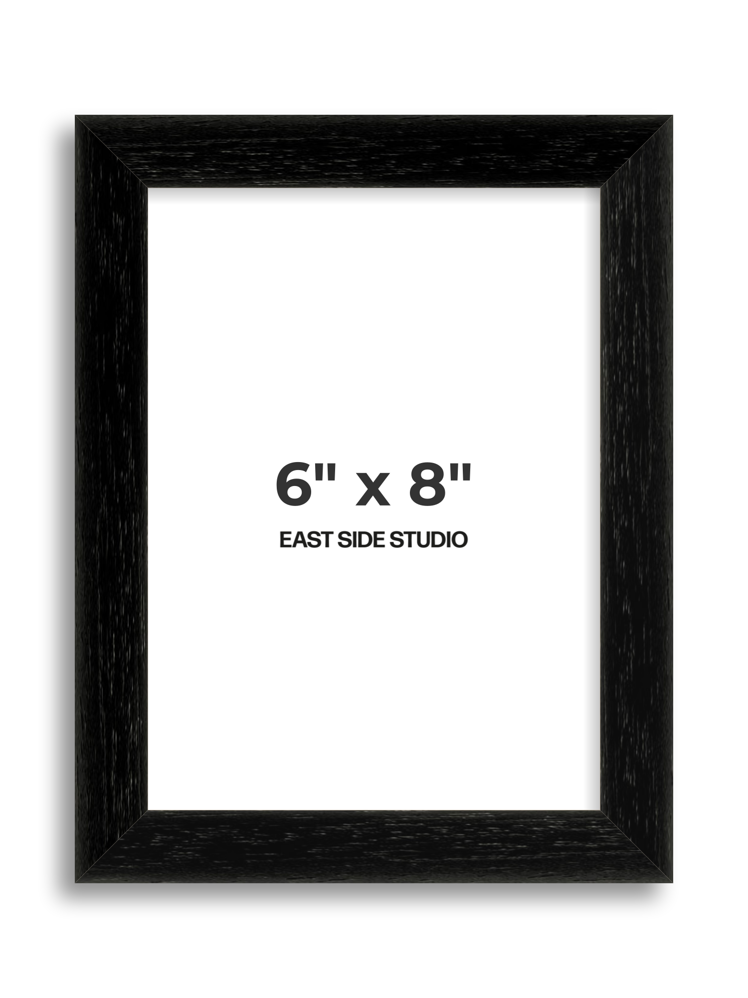 Black Grain 6" x 8" picture frame