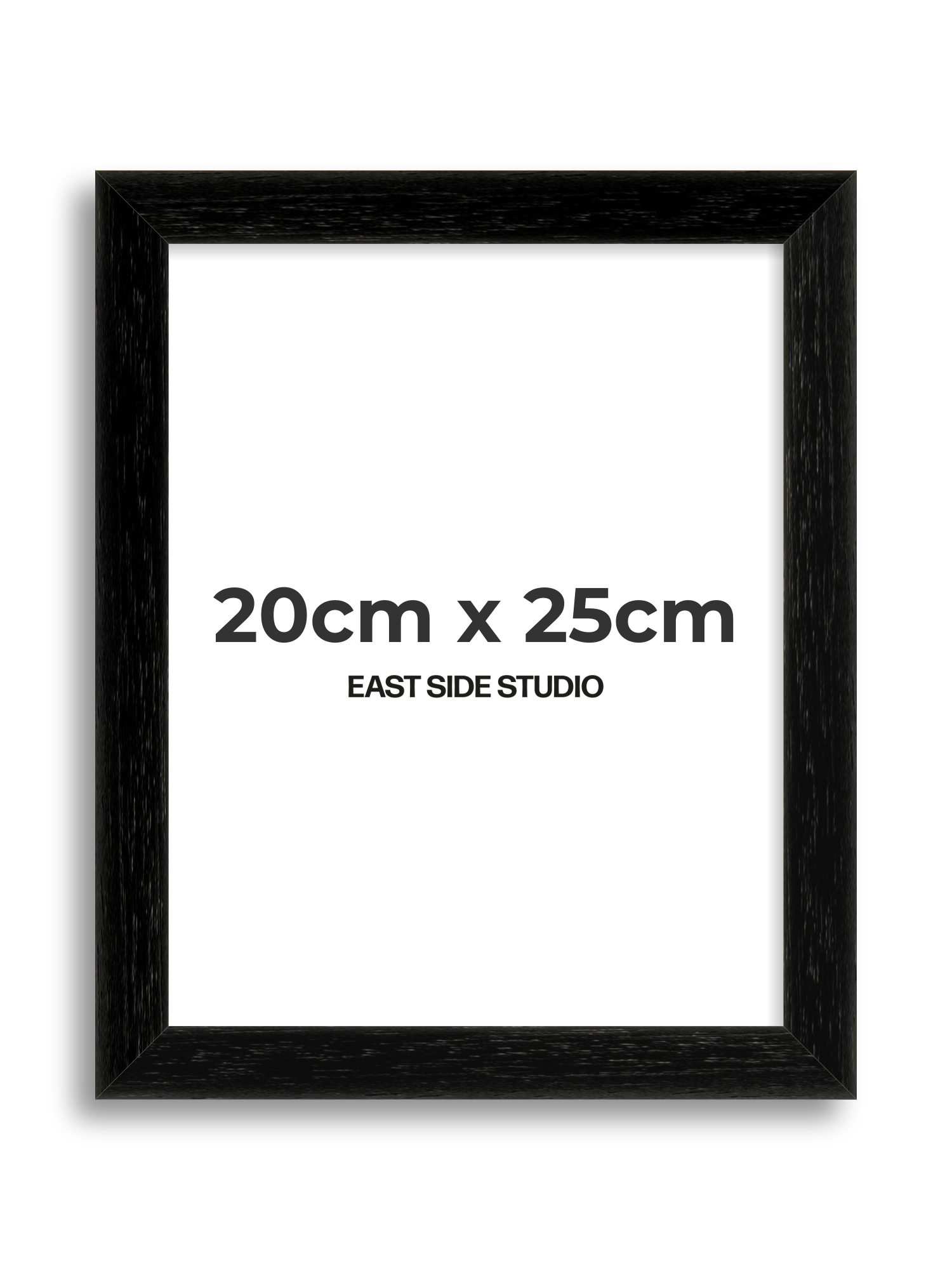 Black Grain 20cm x 25cm picture frame