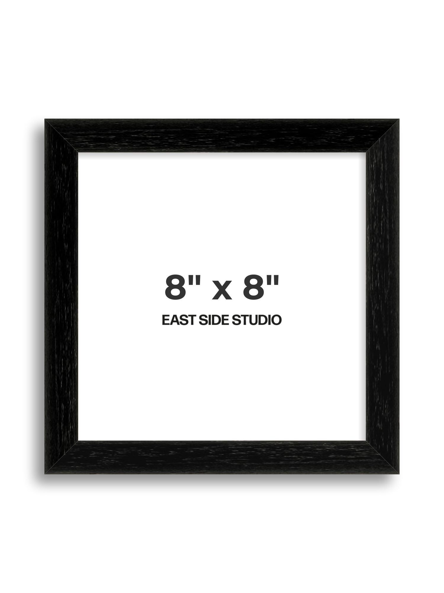 Black Grain 8" x 8" picture frame