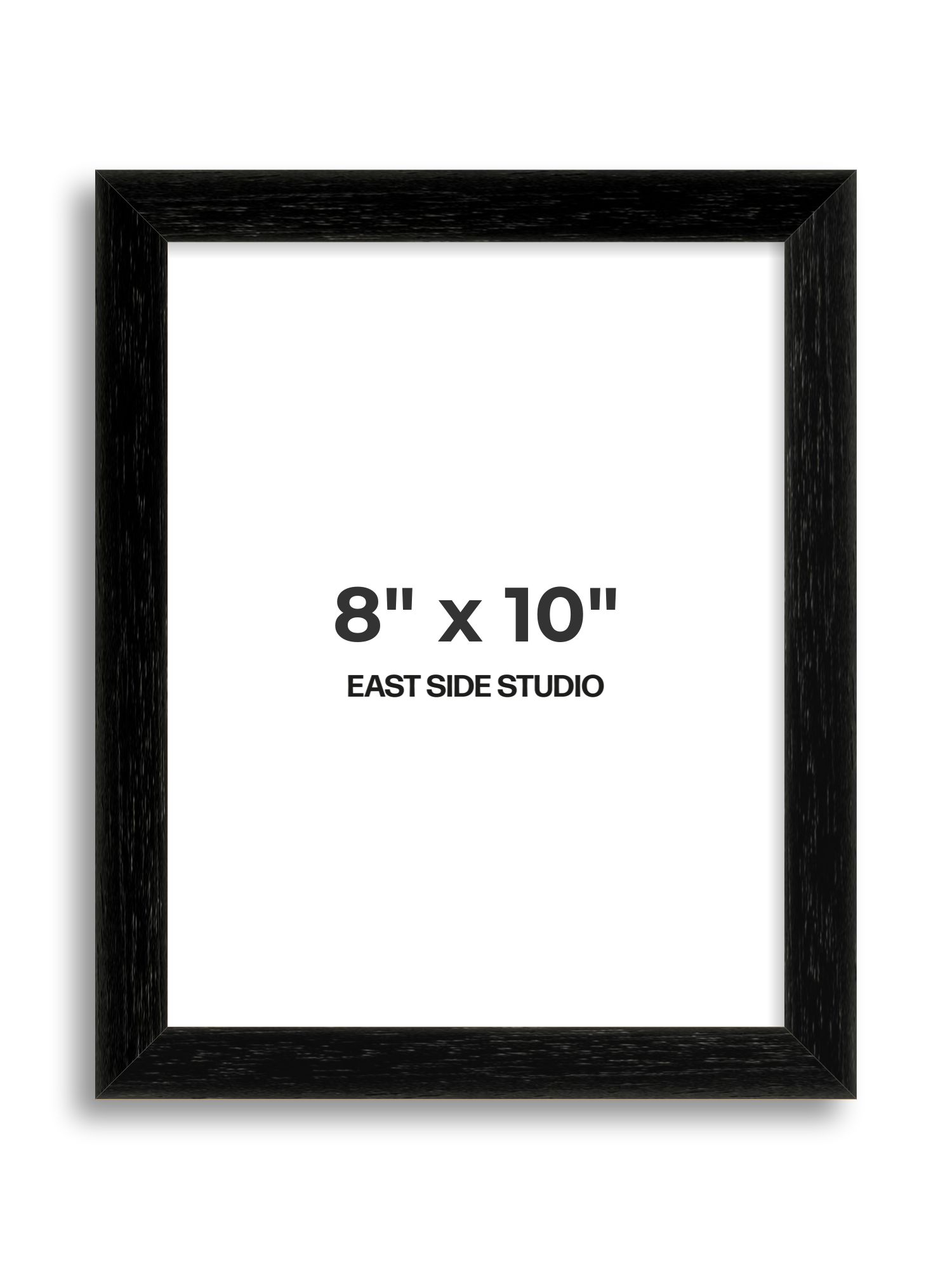 Black Grain 8" x 10" picture frame