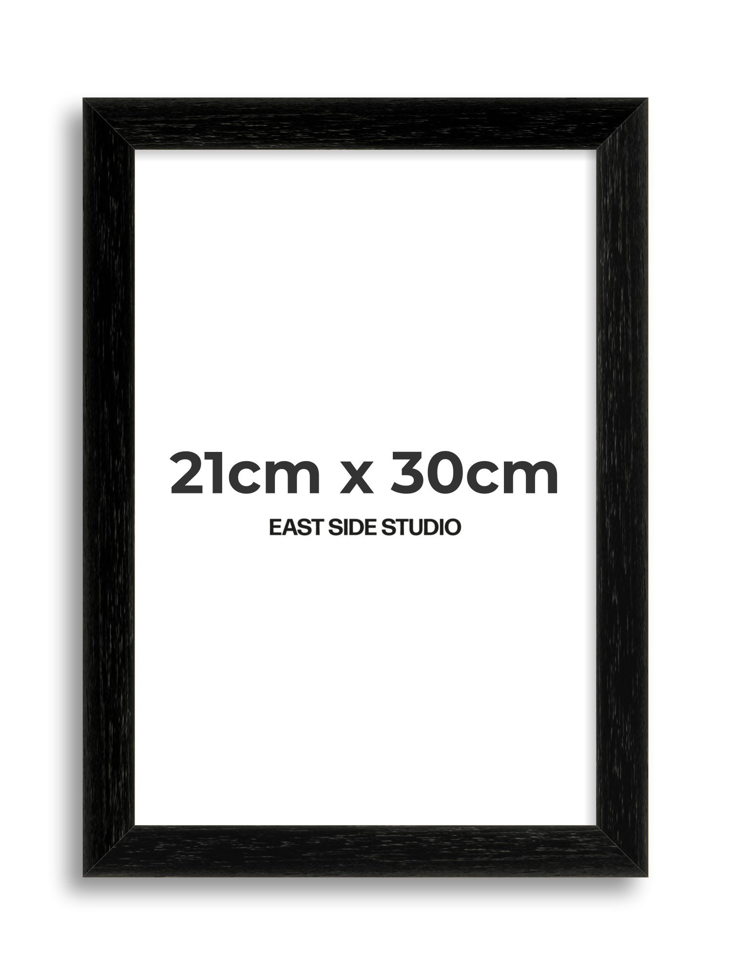 Black Grain 21cm x 30cm picture frame