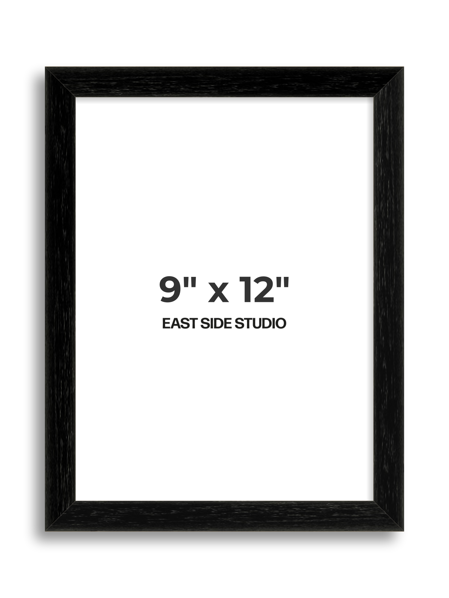 Black Grain 9" x 12" picture frame
