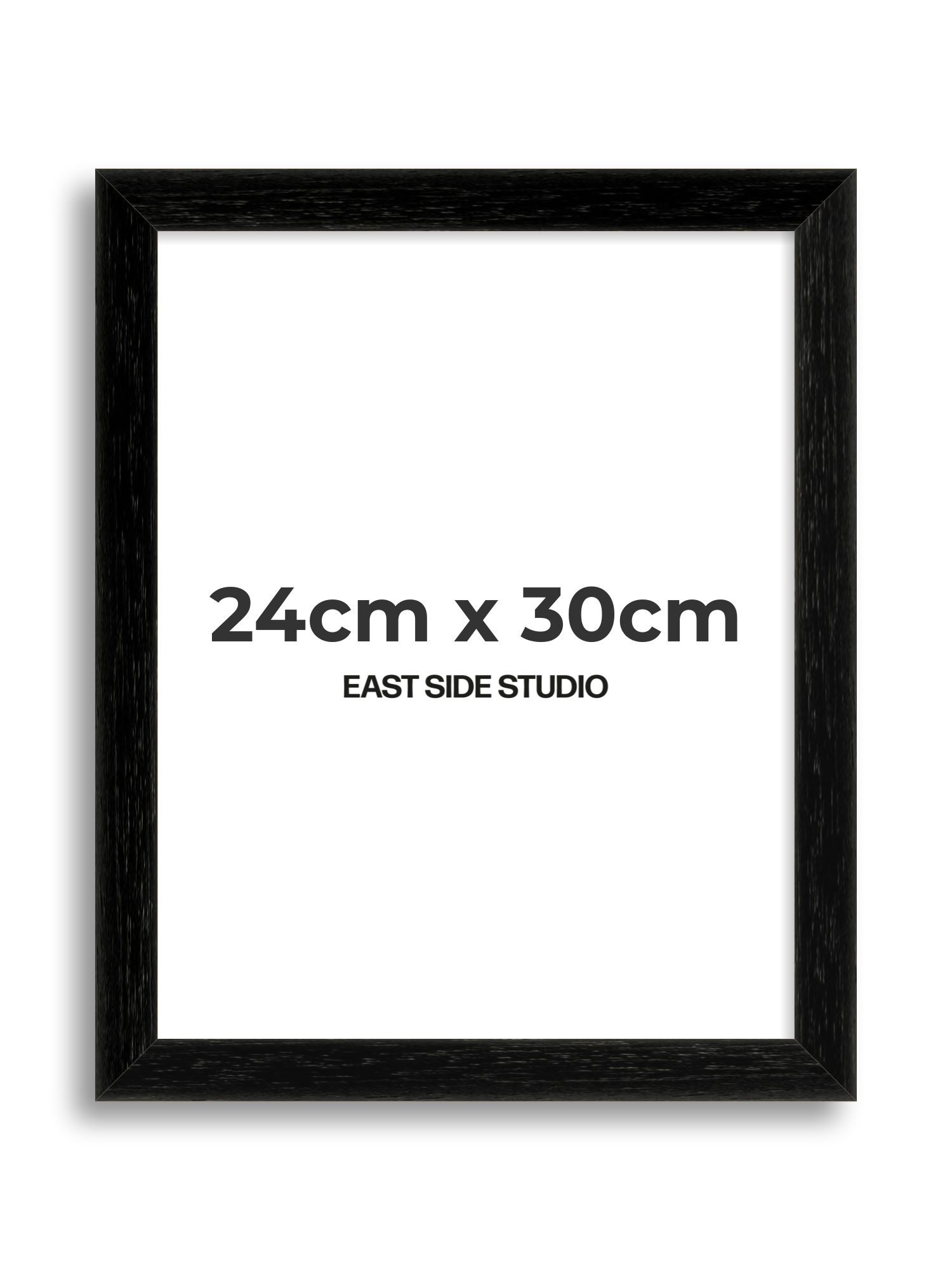 Black Grain 24cm x 30cm picture frame