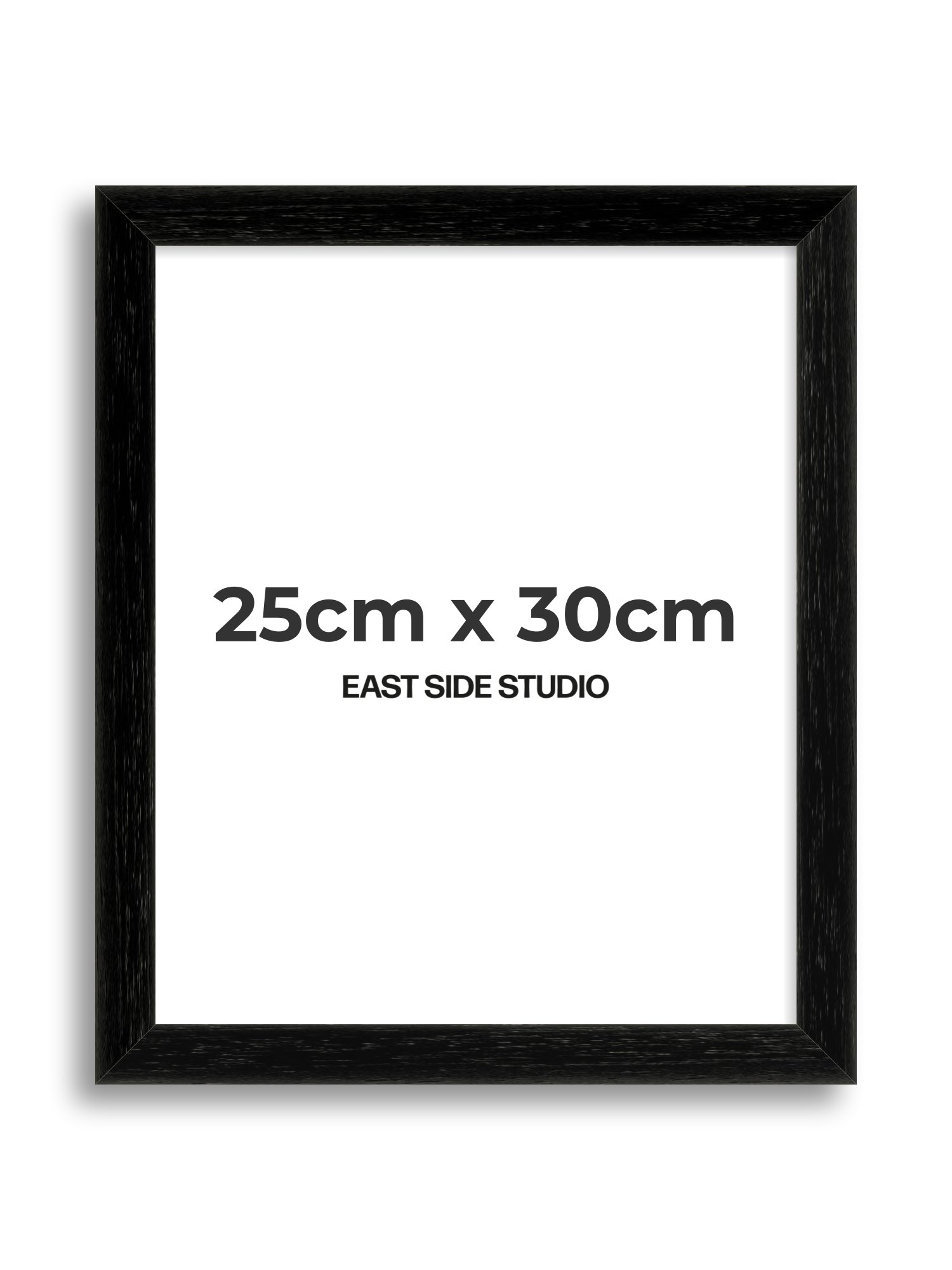 Black Grain 25cm x 30cm picture frame