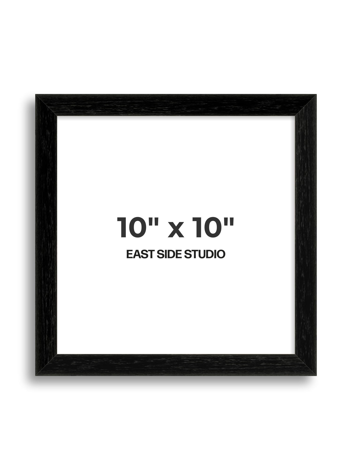 Black Grain 10" x 10" picture frame