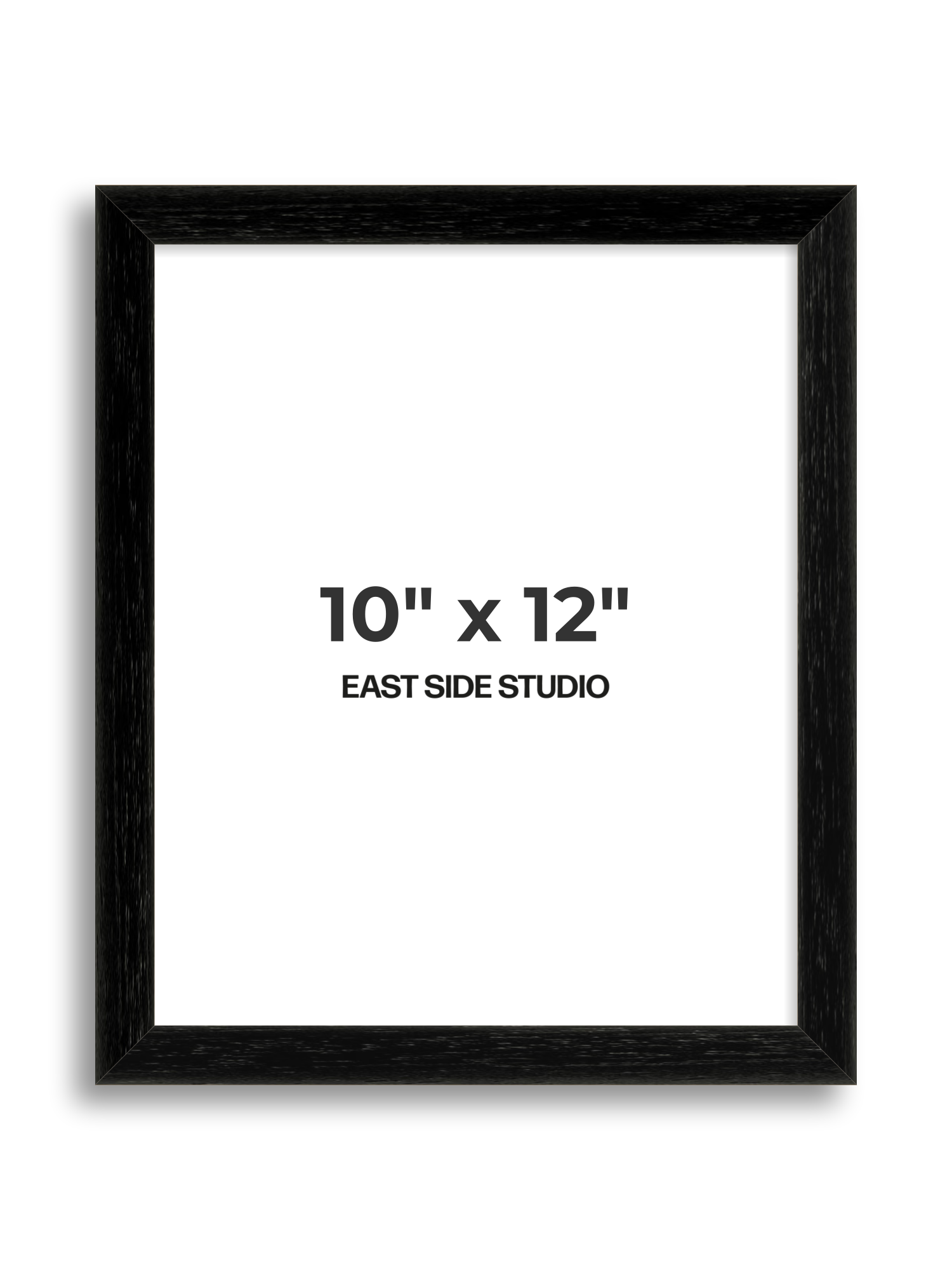 Black Grain 10" x 12" picture frame