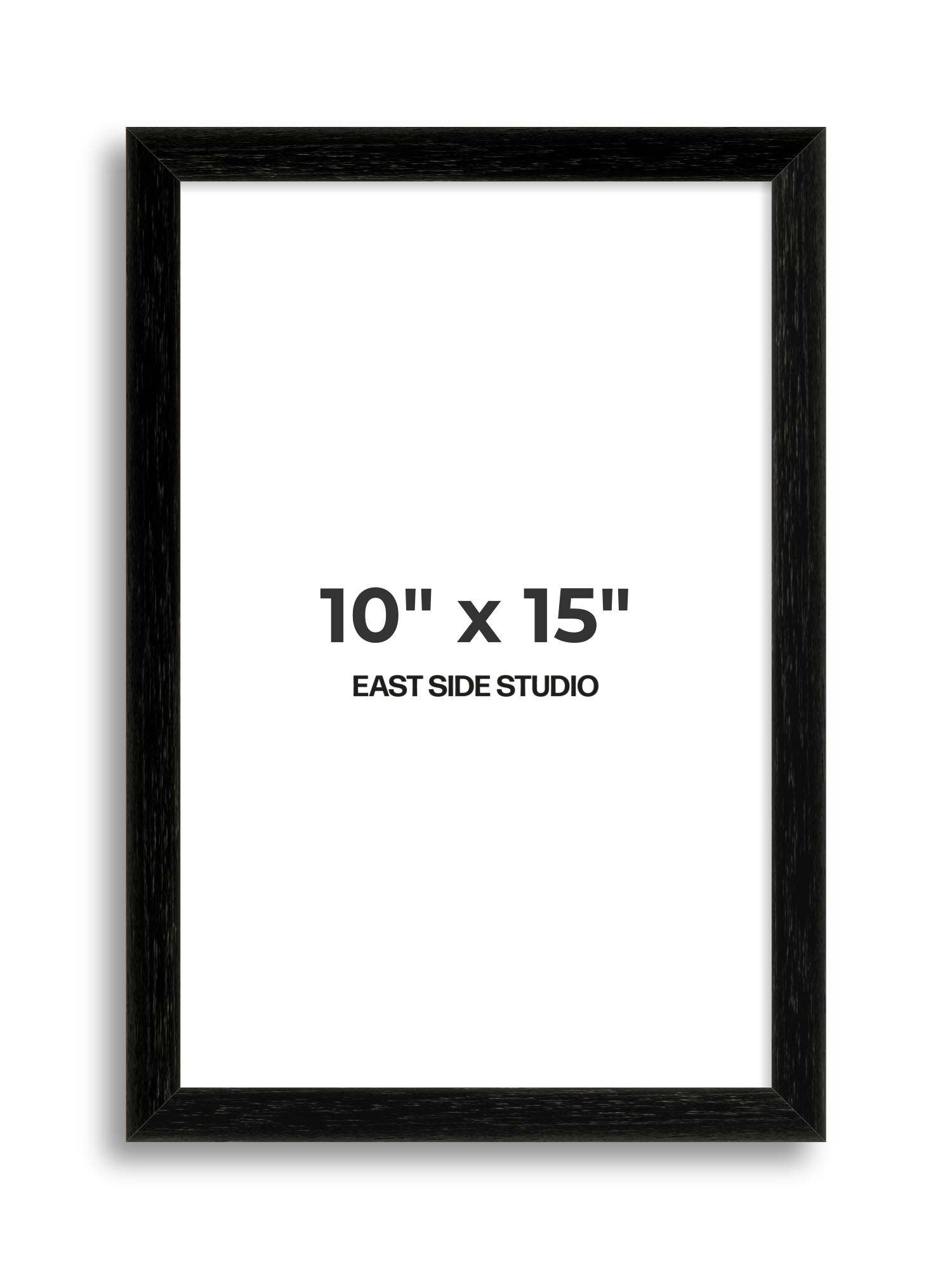 Black Grain 10" x 15" picture frame