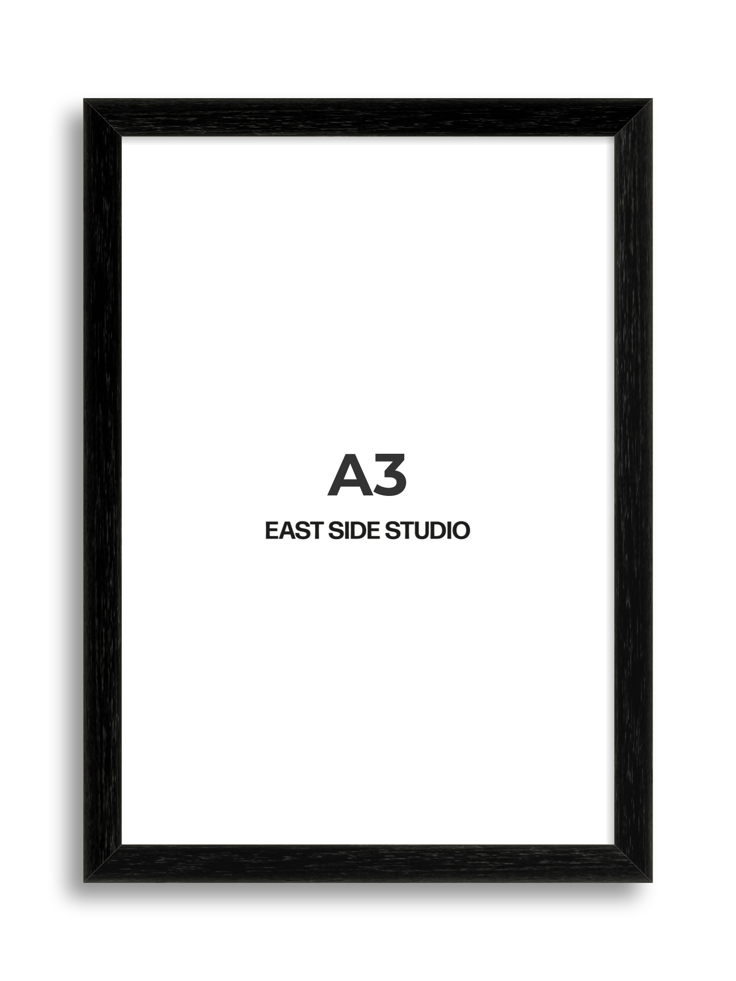 Black Grain A3 picture frame