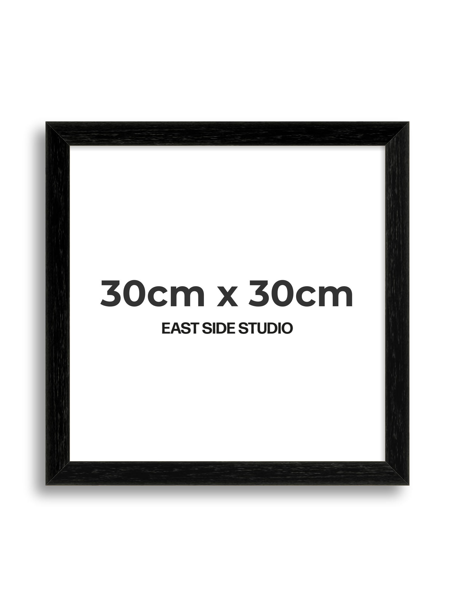 Black Grain 30cm x 30cm picture frame