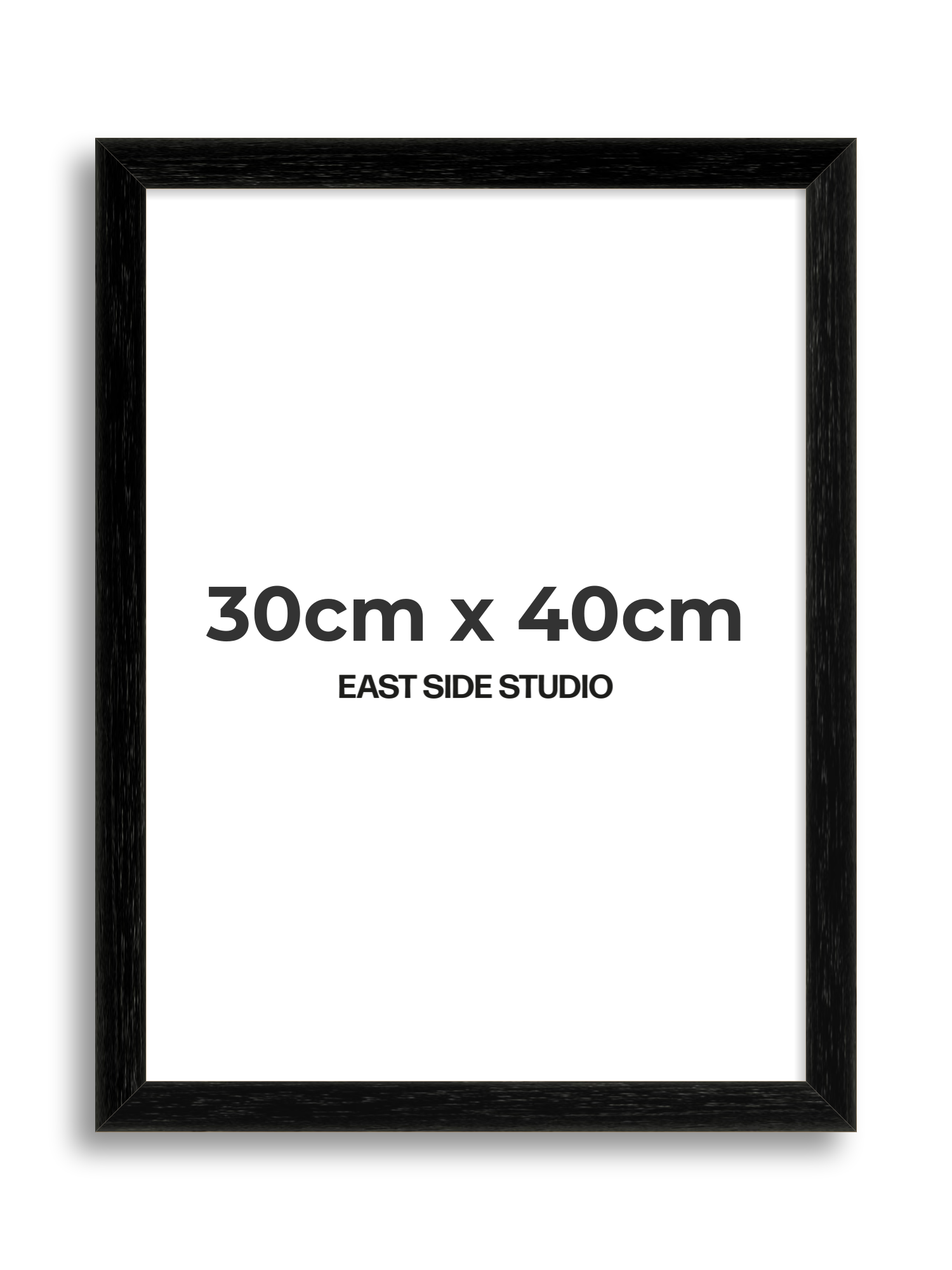 Black Grain 30cm x 40cm picture frame